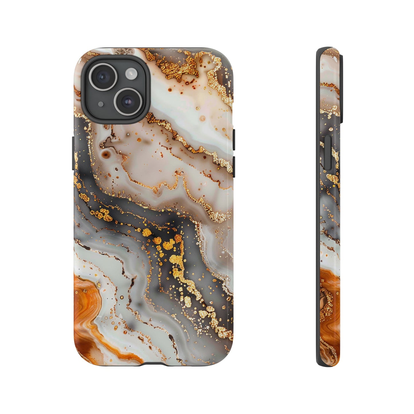 Gold Agate Tough Phone Case