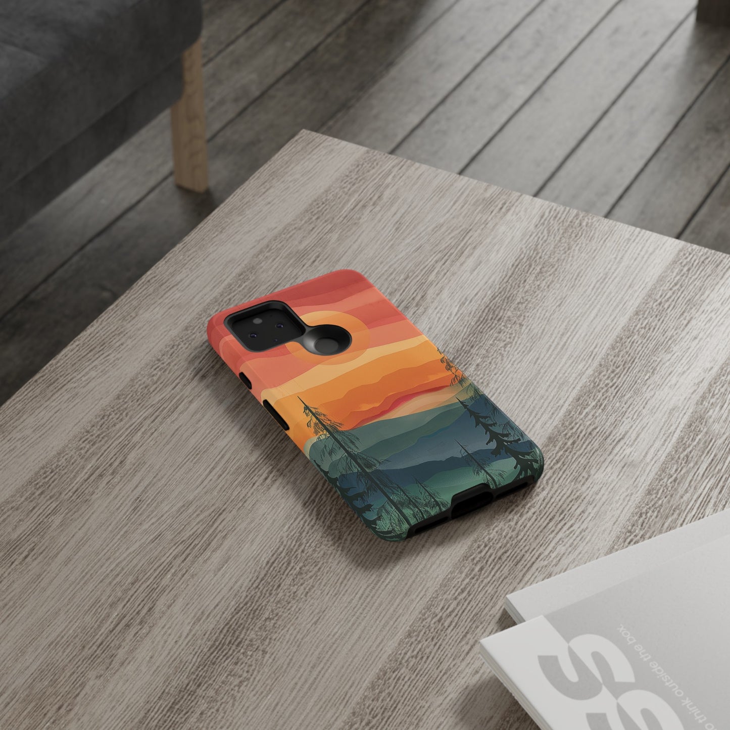 Forest Sunset Tough Phone Case