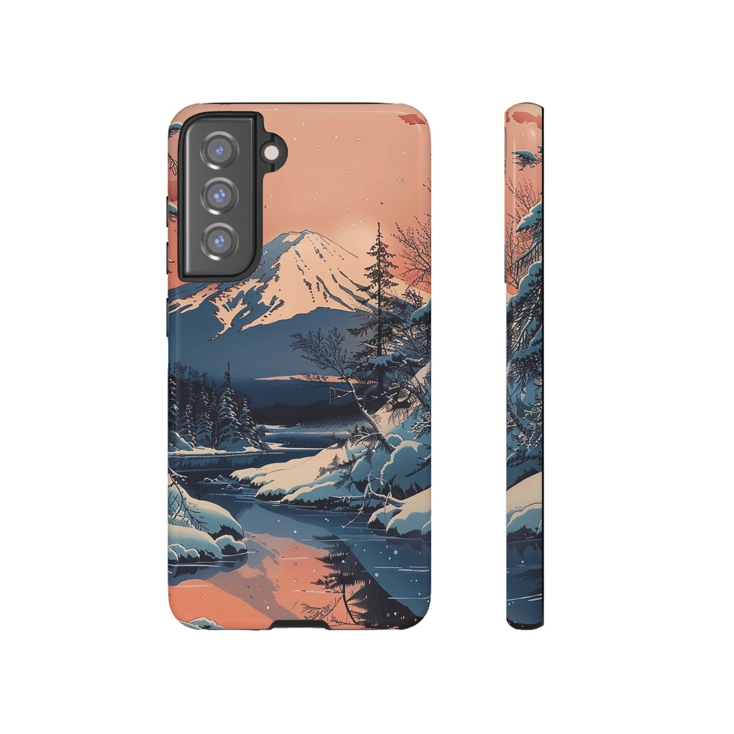 Snow Covered Mountain Tough Phone Case