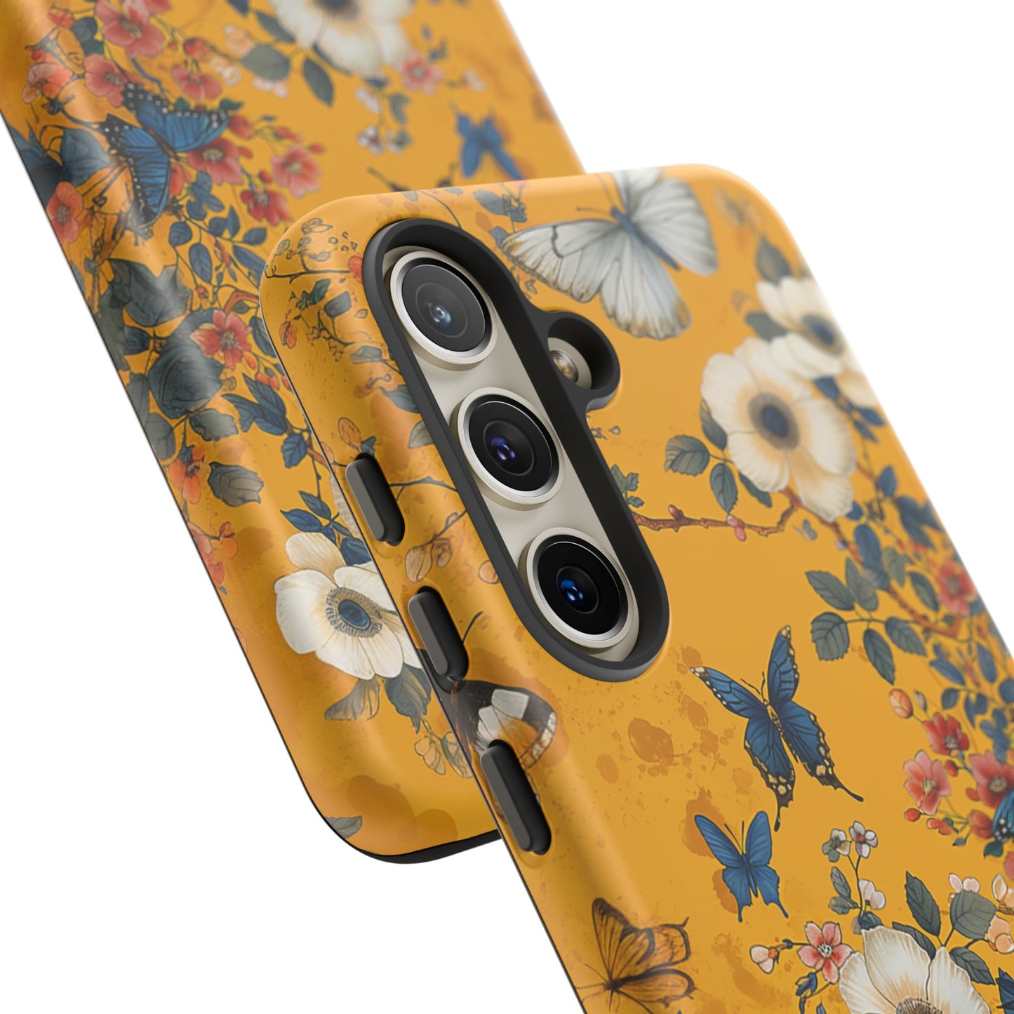 Yellow Floral Tough Phone Case