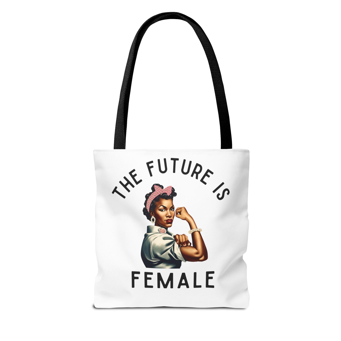 5 The Future is Female White Tote Bag