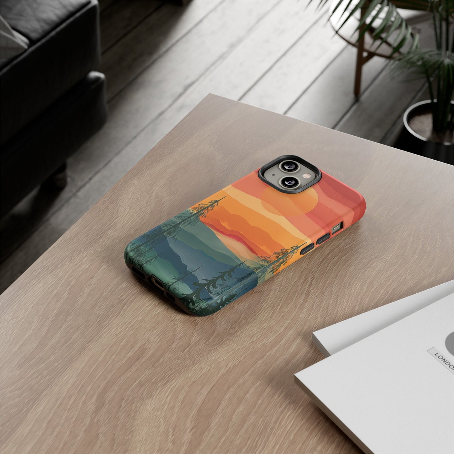 Forest Sunset Tough Phone Case