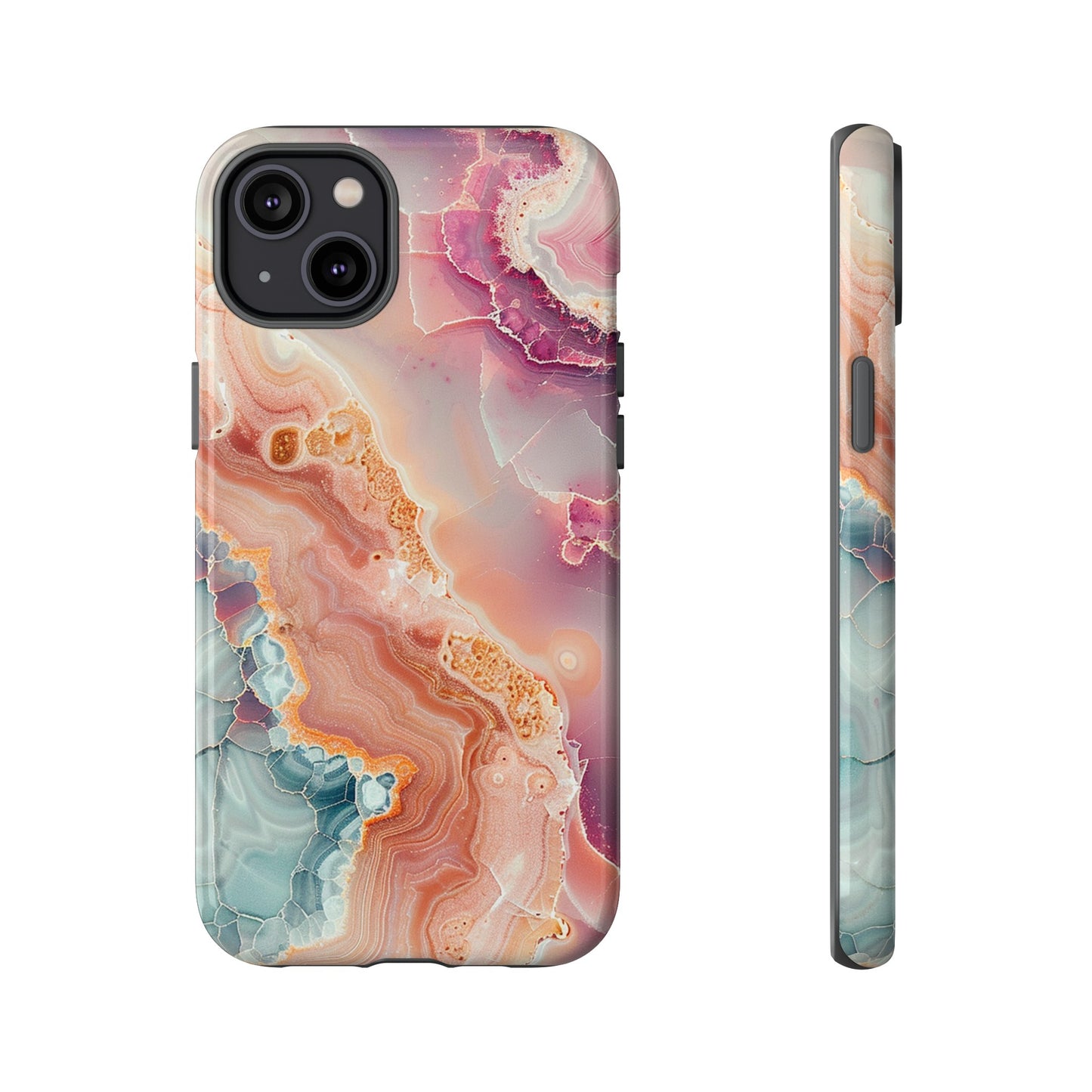 Pink Agate Tough Phone Case