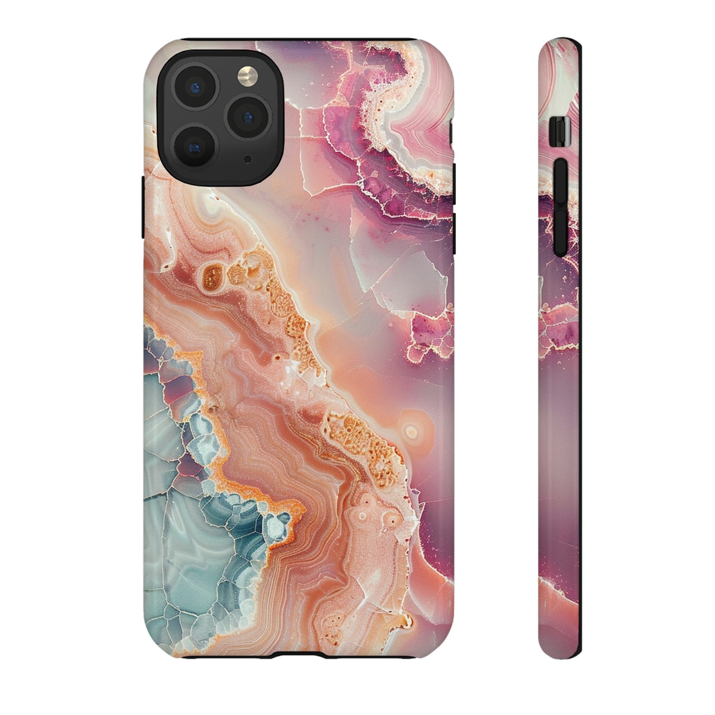 Pink Agate Tough Phone Case