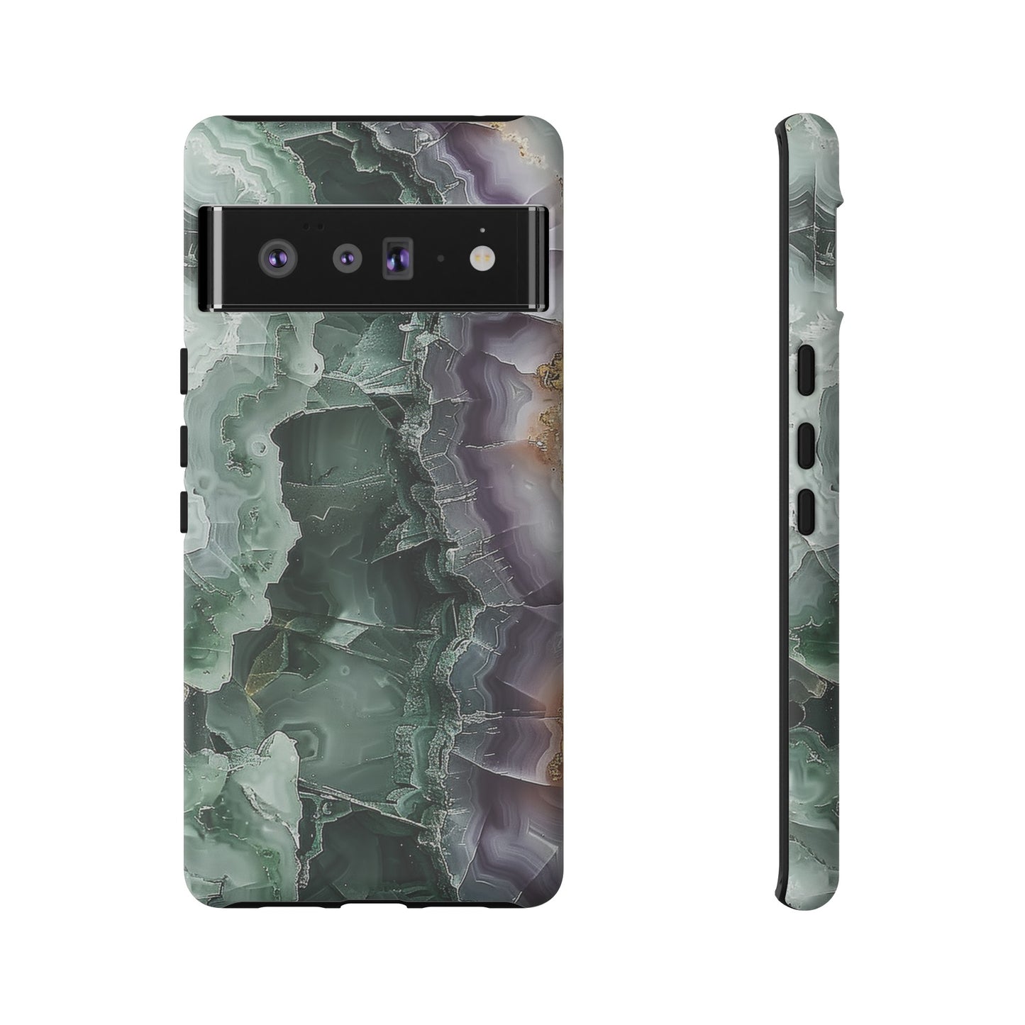 Emerald and Amethyst Tough Phone Case