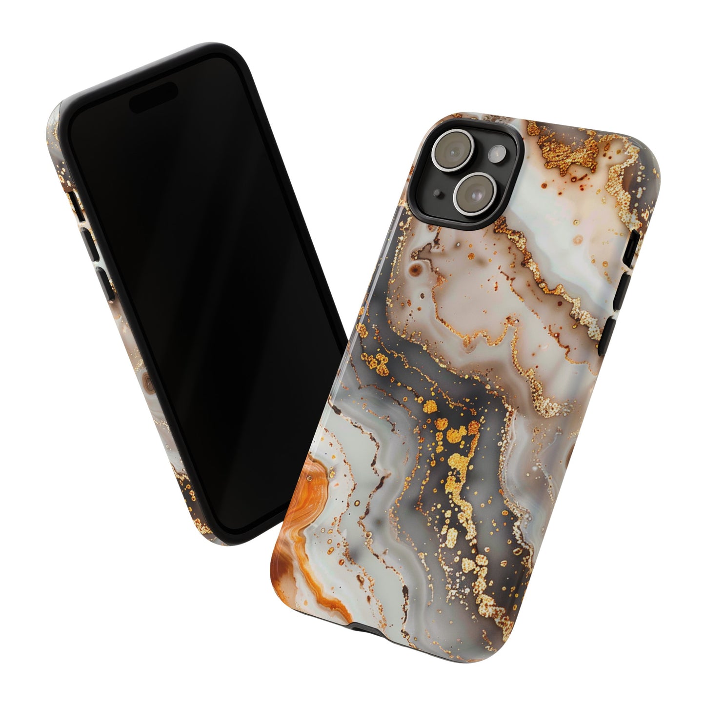 Gold Agate Tough Phone Case