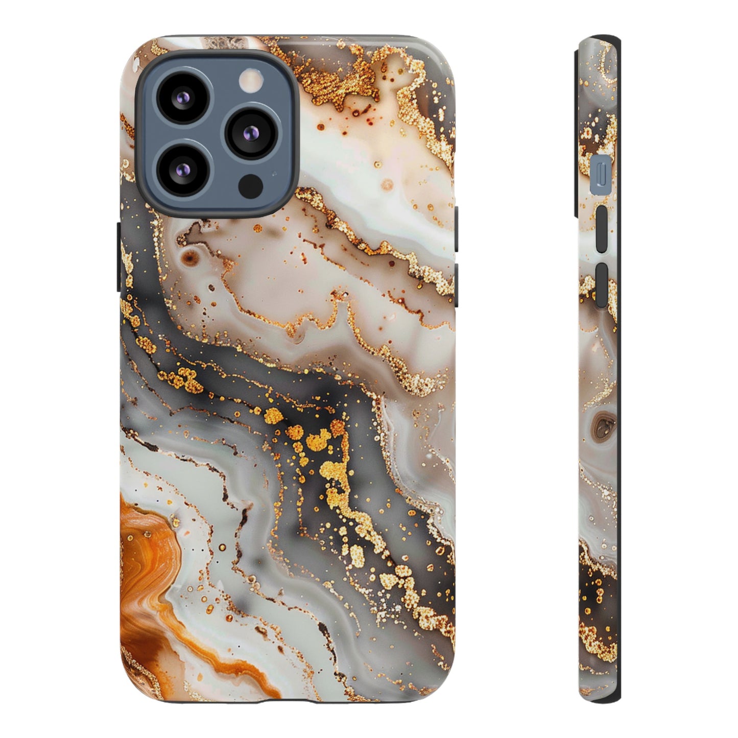 Gold Agate Tough Phone Case