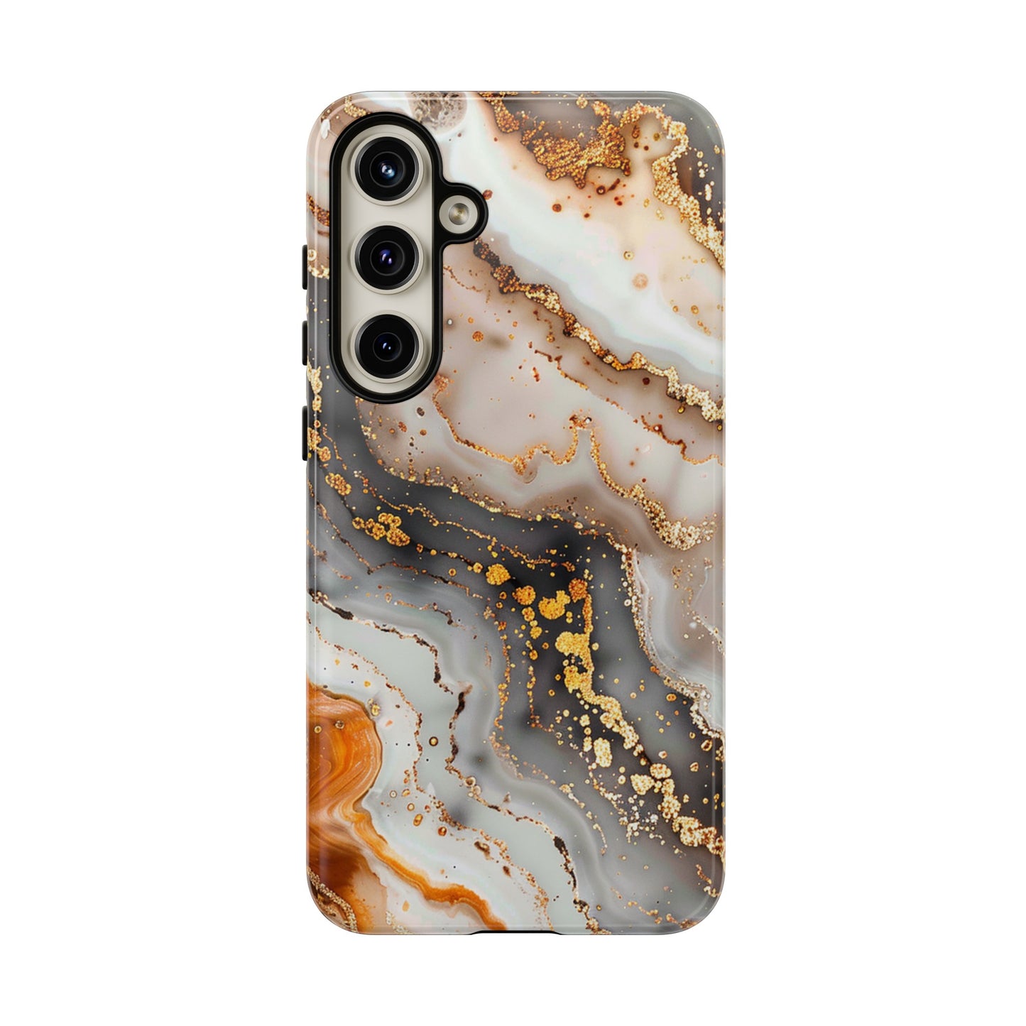 Gold Agate Tough Phone Case