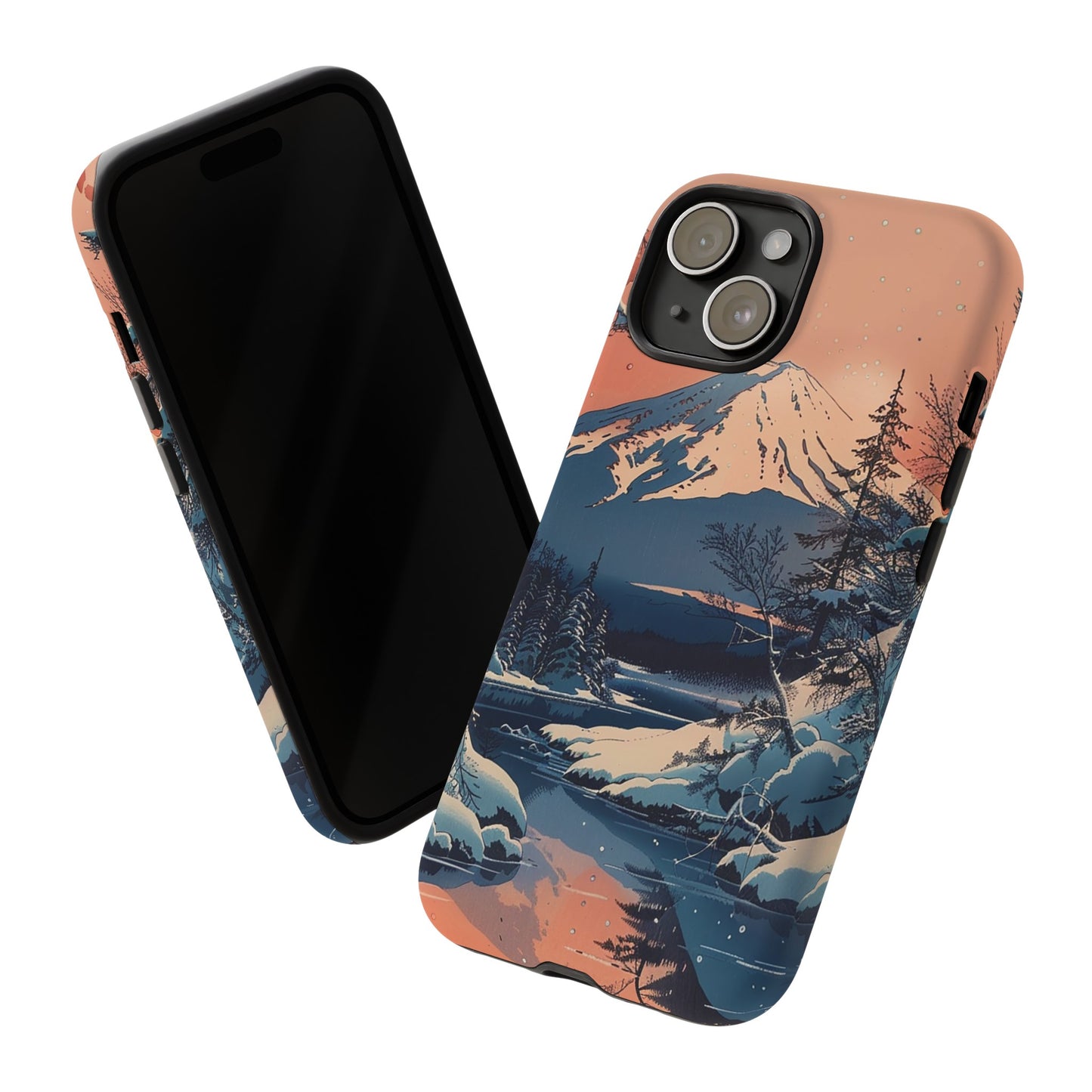 Snow Covered Mountain Tough Phone Case