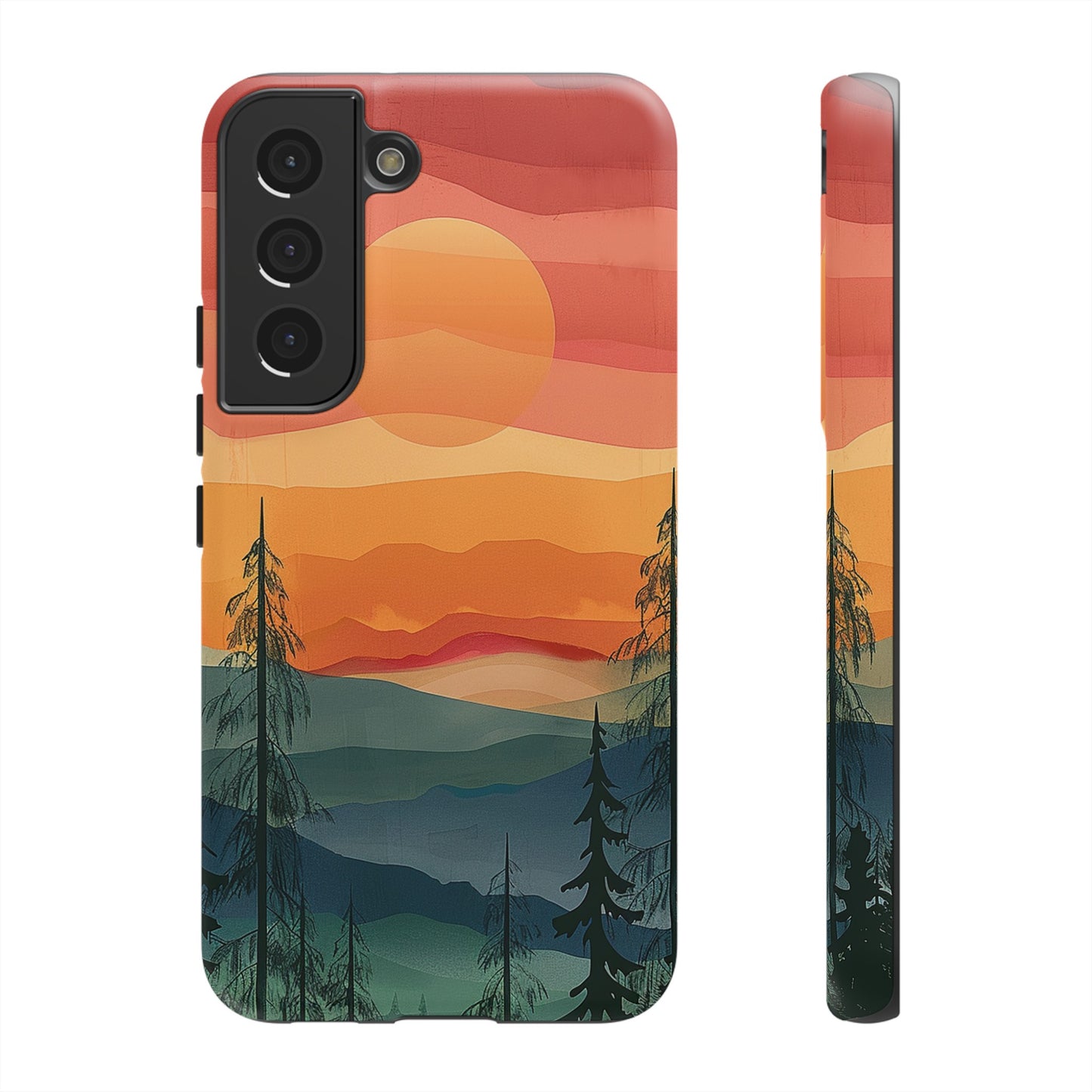 Forest Sunset Tough Phone Case