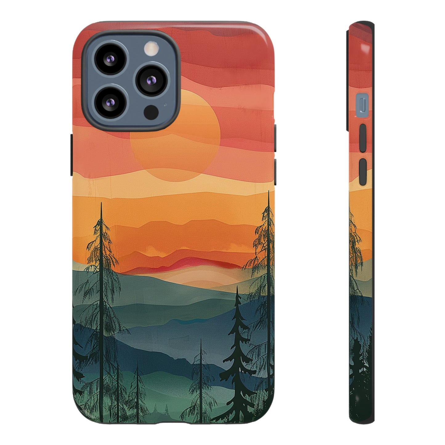 Forest Sunset Tough Phone Case