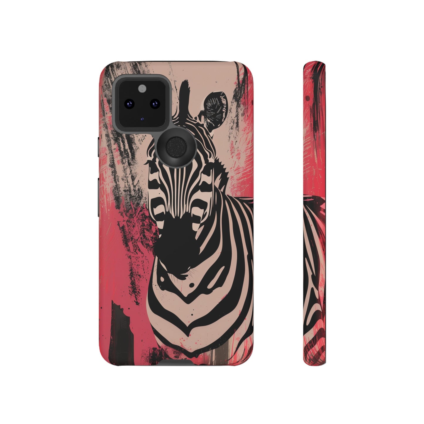 Pink Zebra Tough Phone Case