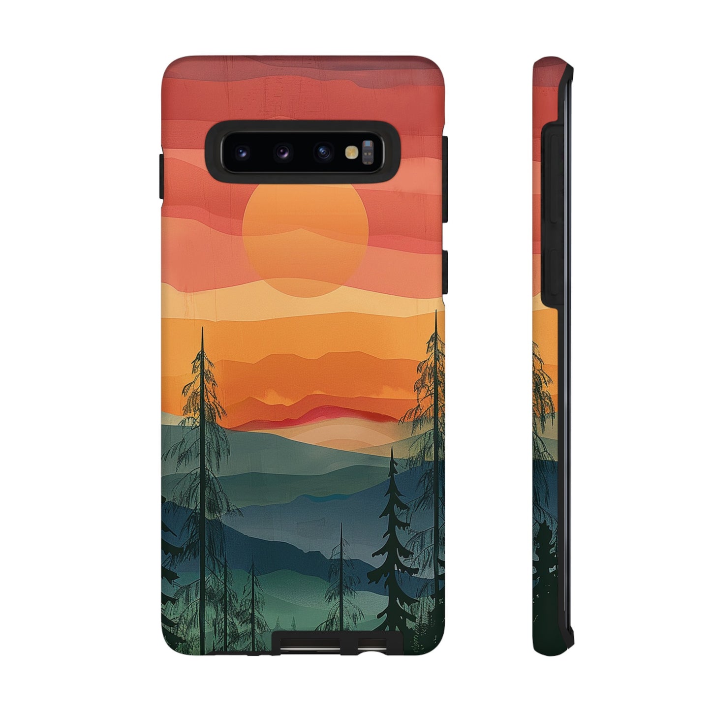 Forest Sunset Tough Phone Case