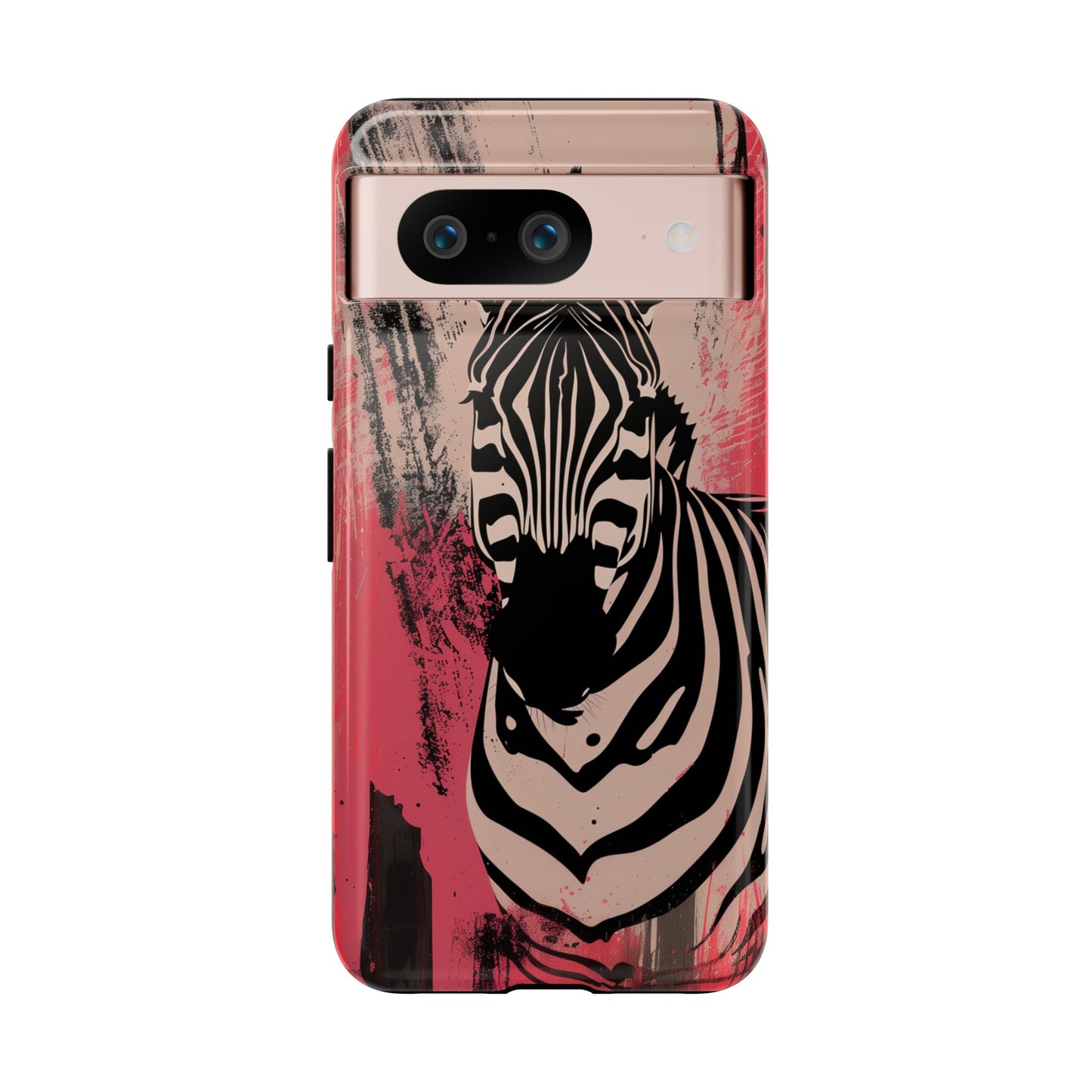 Pink Zebra Tough Phone Case