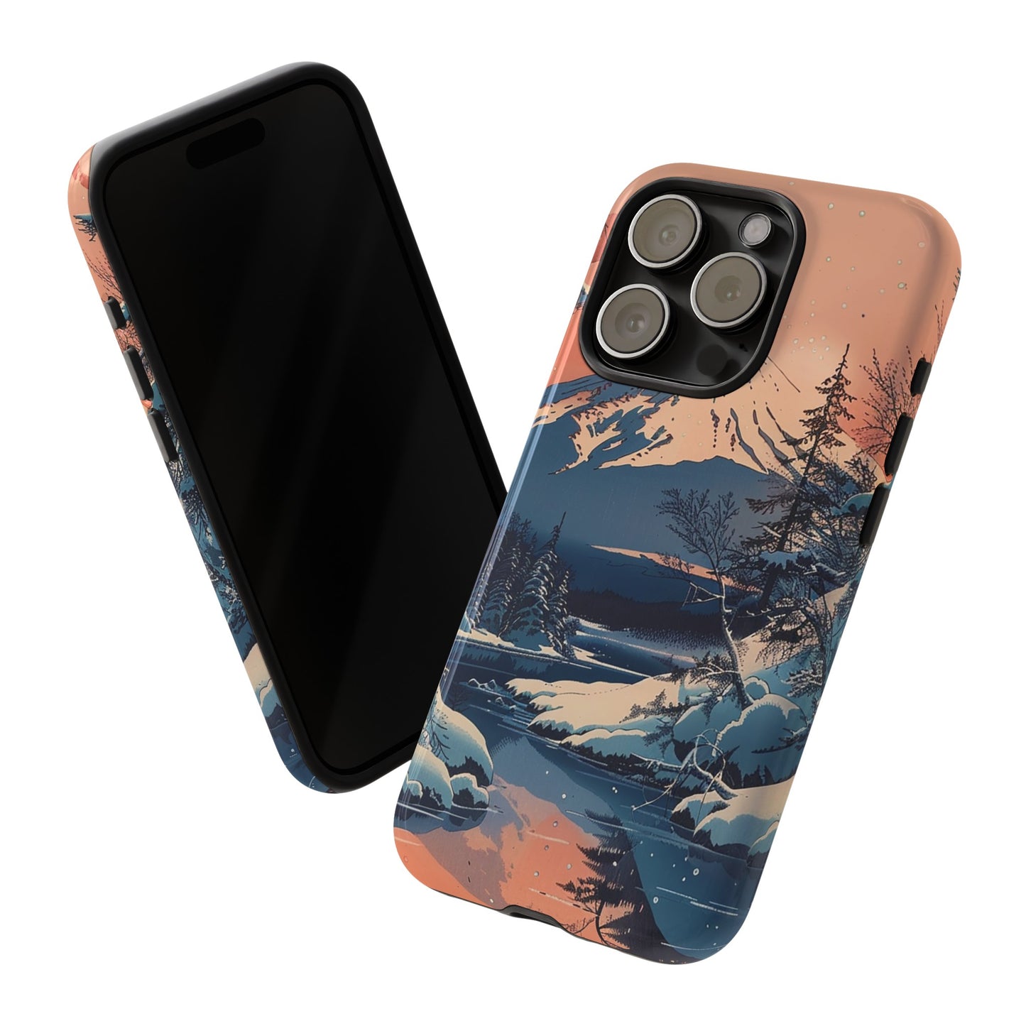 Snow Covered Mountain Tough Phone Case