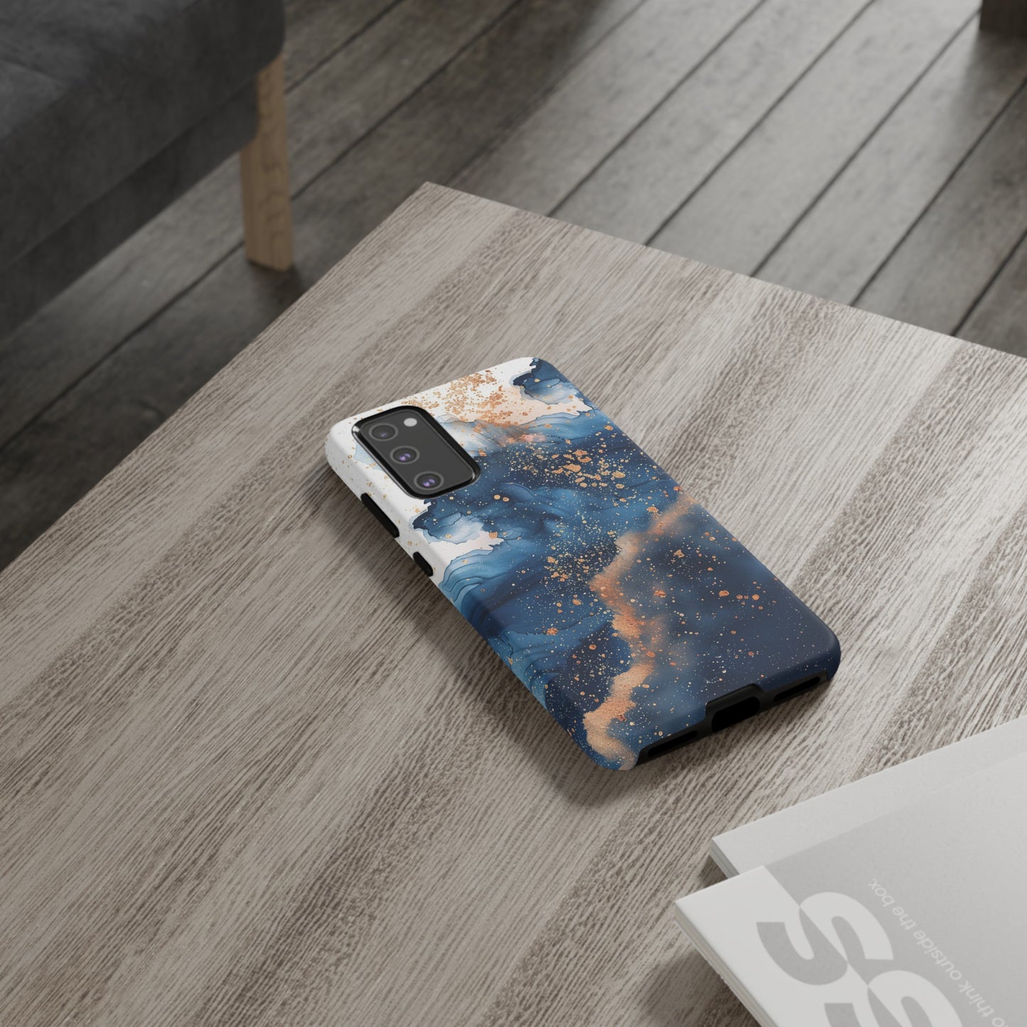 Blue Watercolors Tough Phone Case