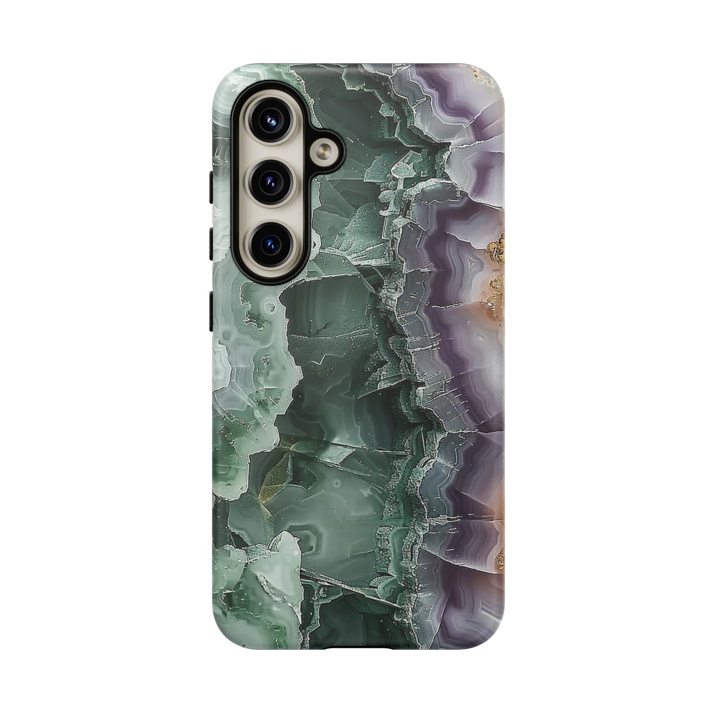 Emerald and Amethyst Tough Phone Case