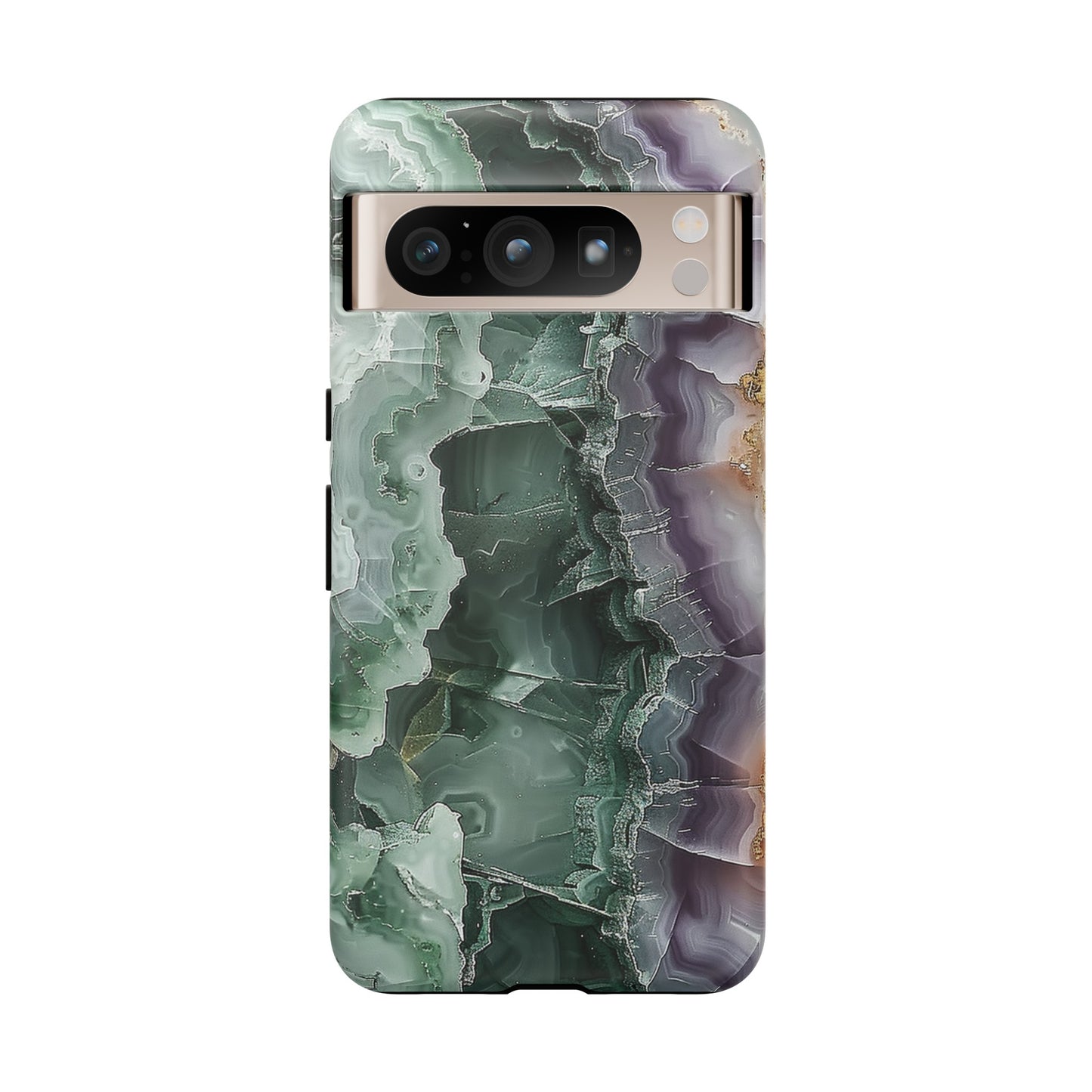 Emerald and Amethyst Tough Phone Case