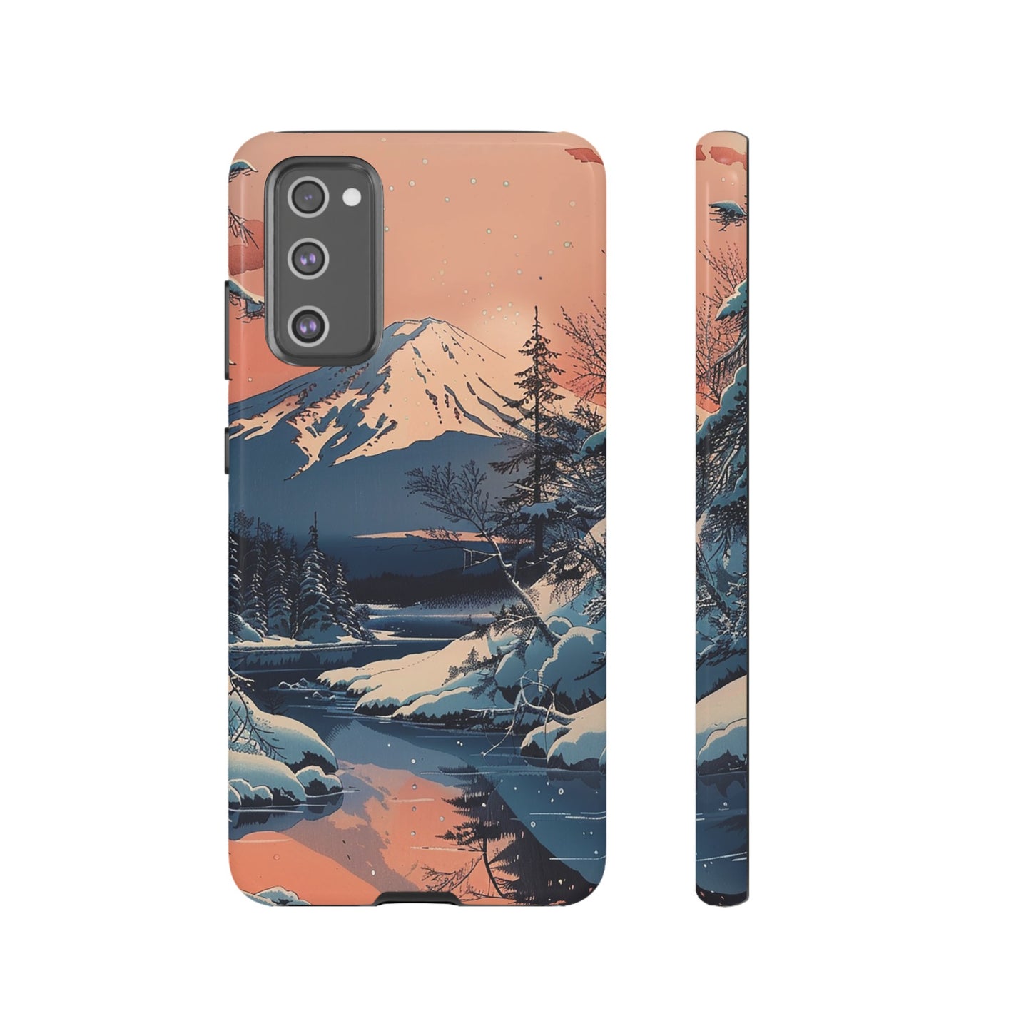 Snow Covered Mountain Tough Phone Case