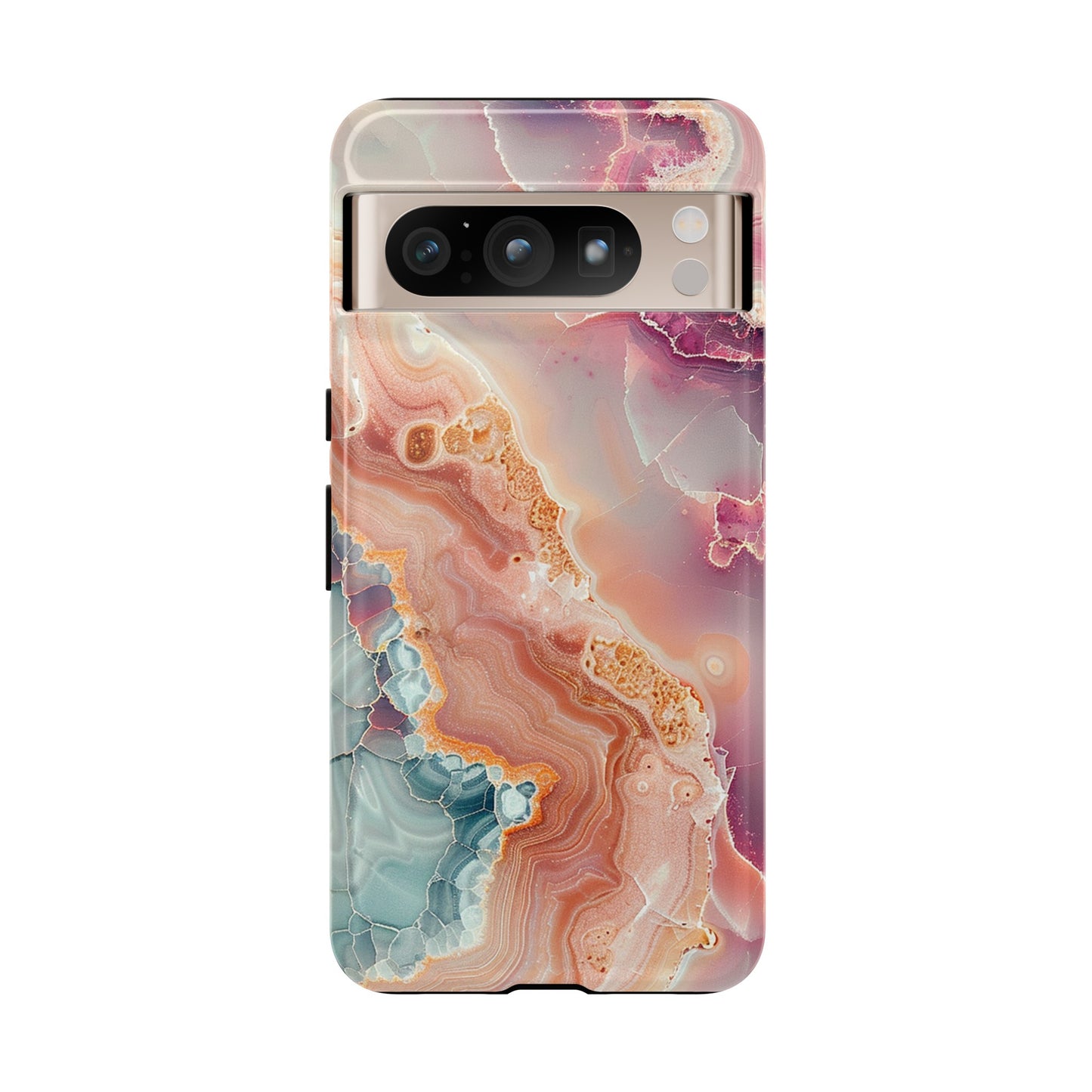 Pink Agate Tough Phone Case