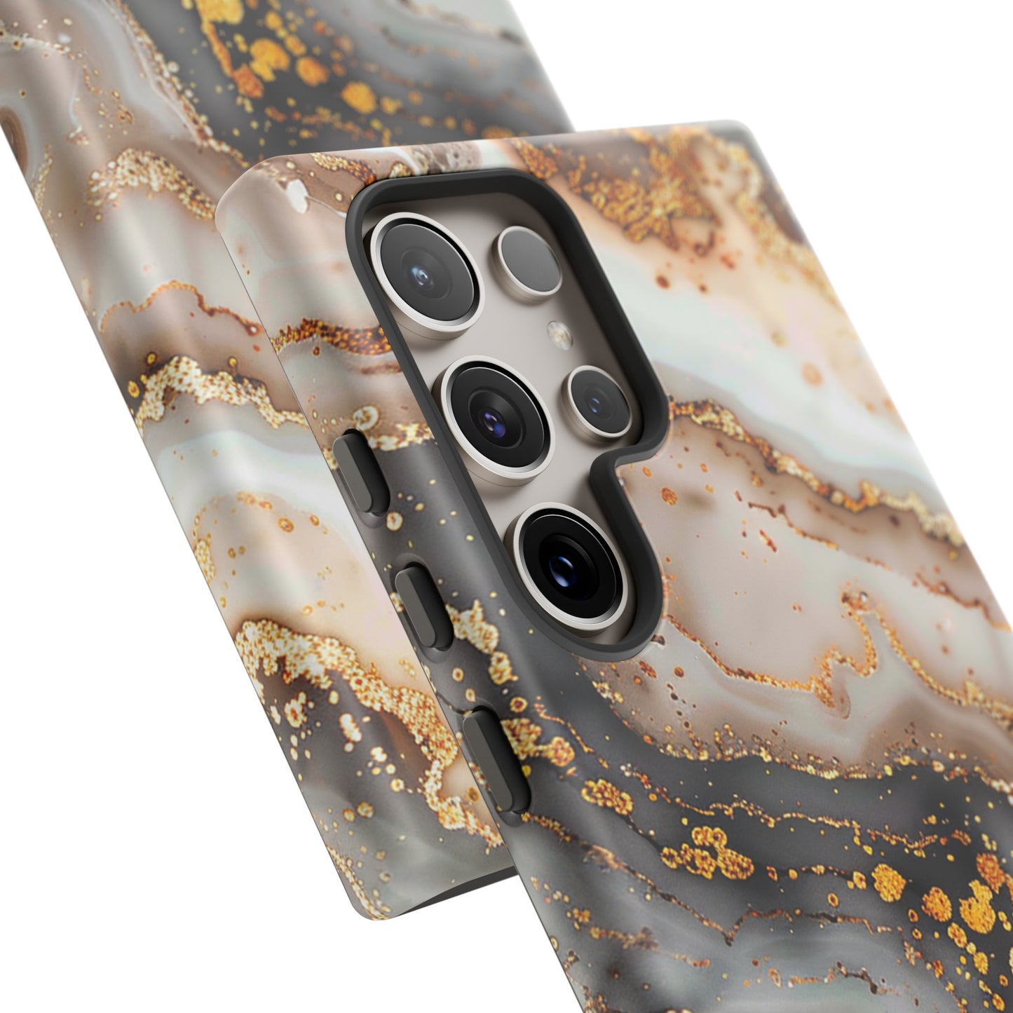 Gold Agate Tough Phone Case