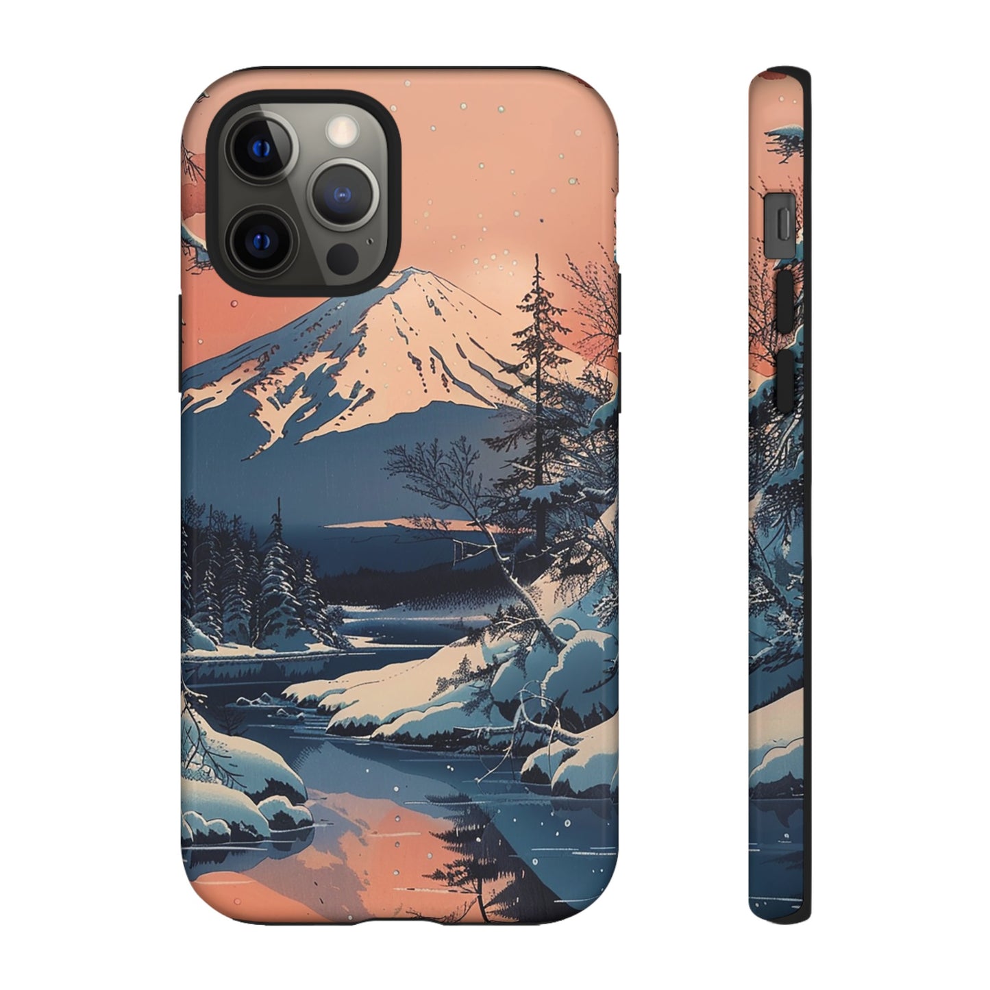 Snow Covered Mountain Tough Phone Case