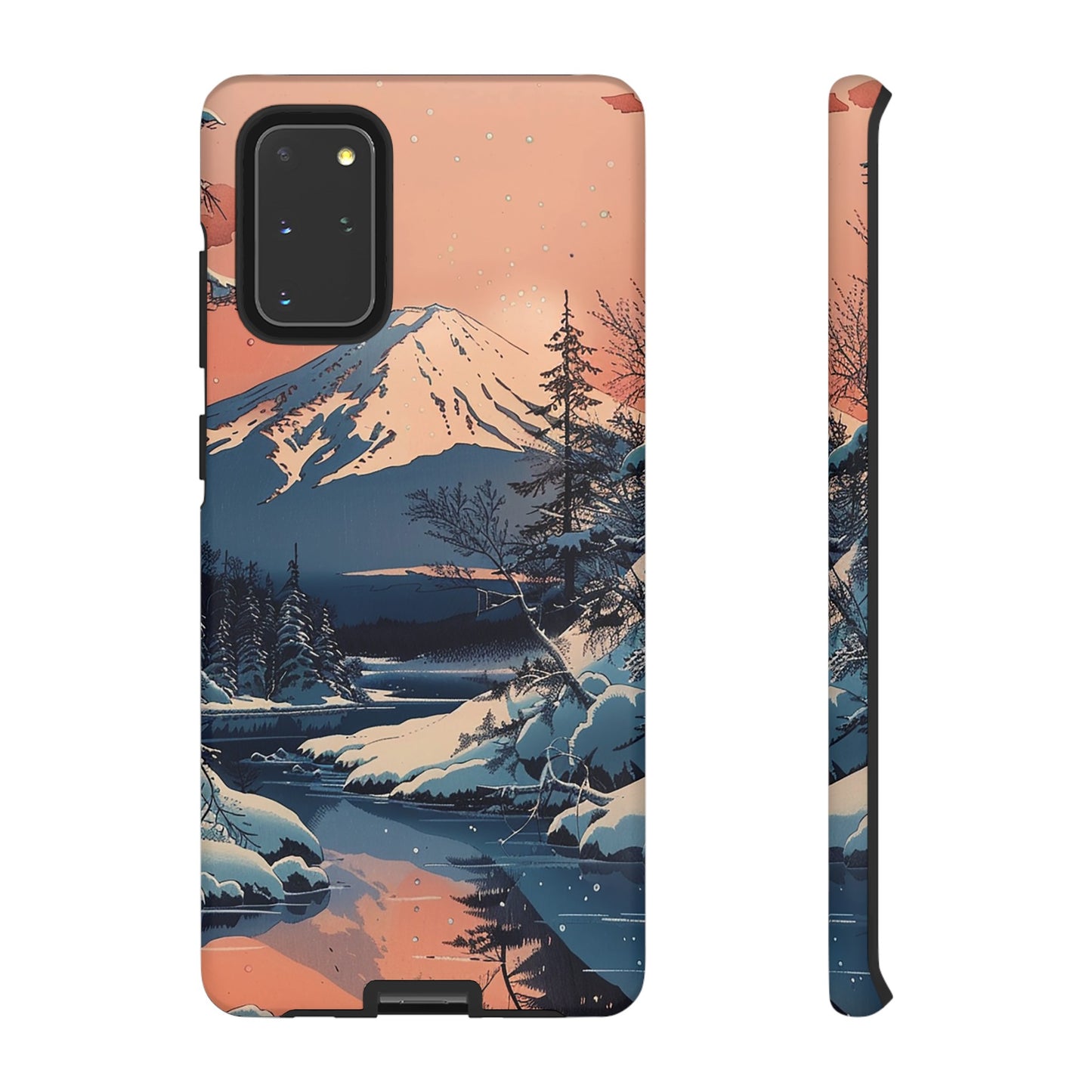 Snow Covered Mountain Tough Phone Case