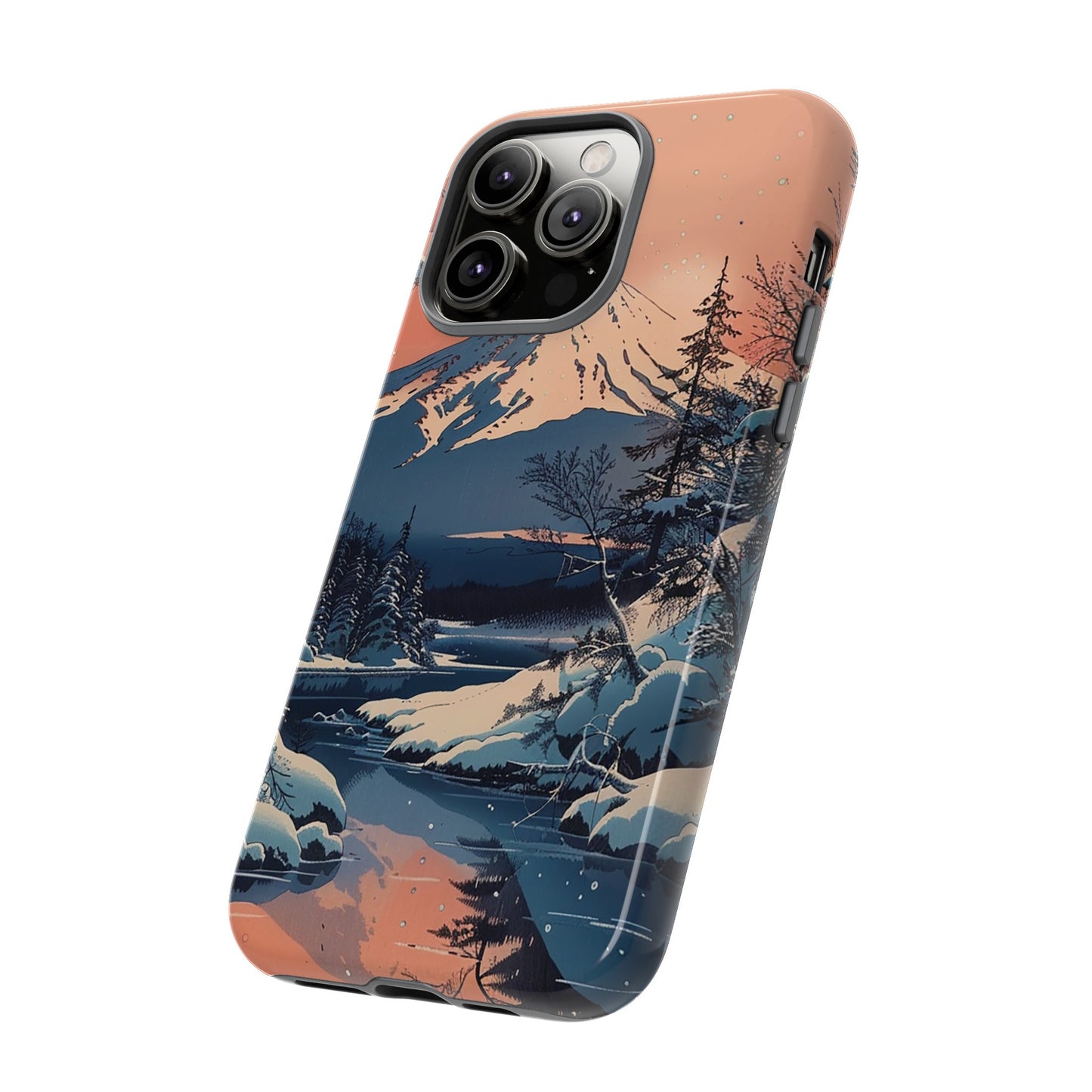 Snow Covered Mountain Tough Phone Case