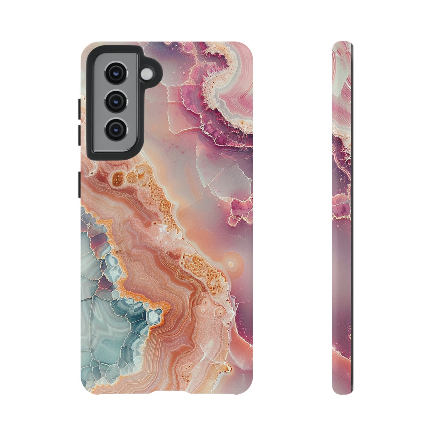 Pink Agate Tough Phone Case