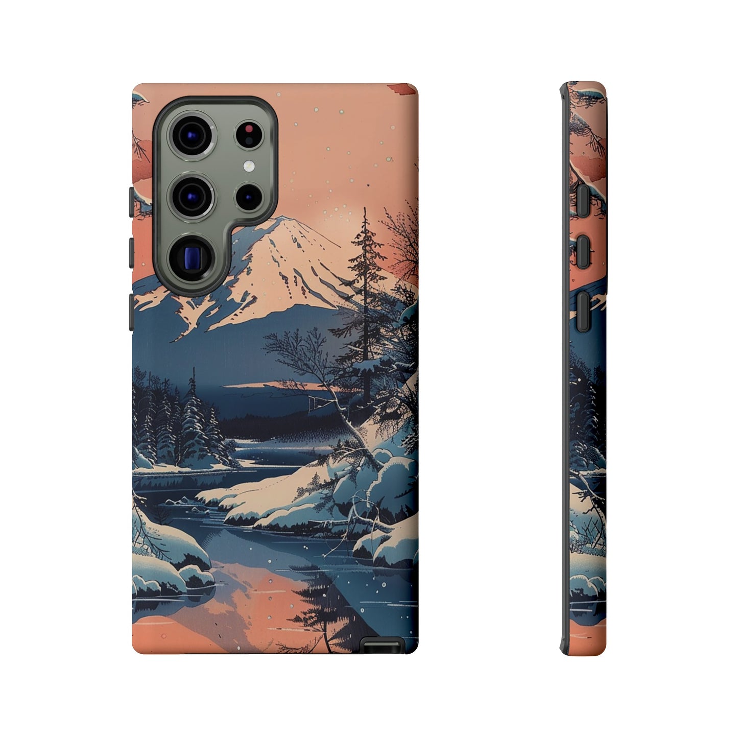 Snow Covered Mountain Tough Phone Case