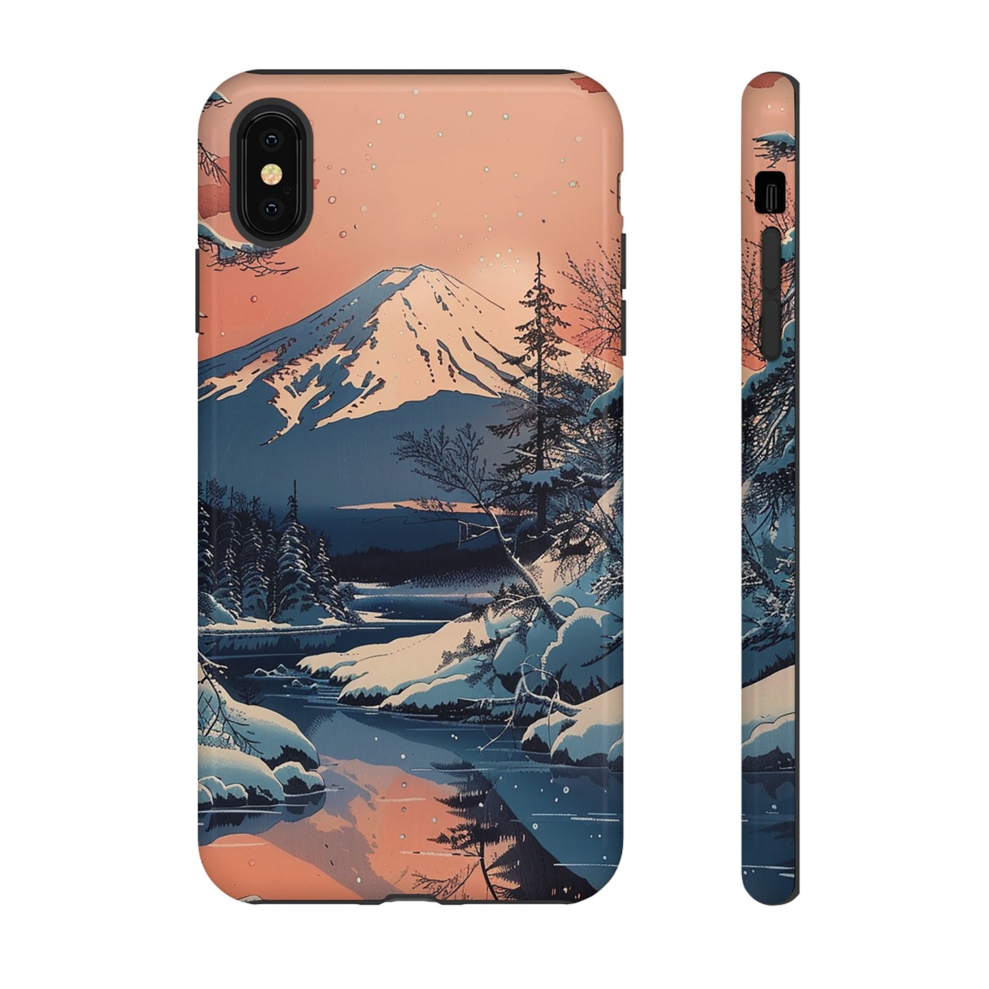 Snow Covered Mountain Tough Phone Case