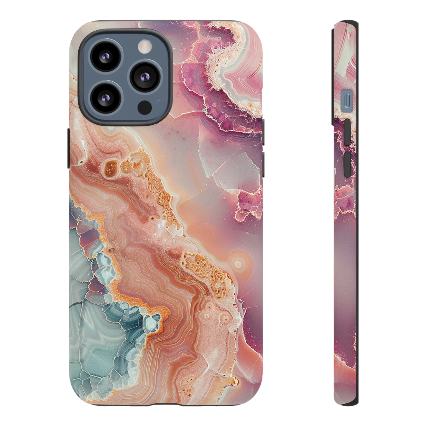 Pink Agate Tough Phone Case