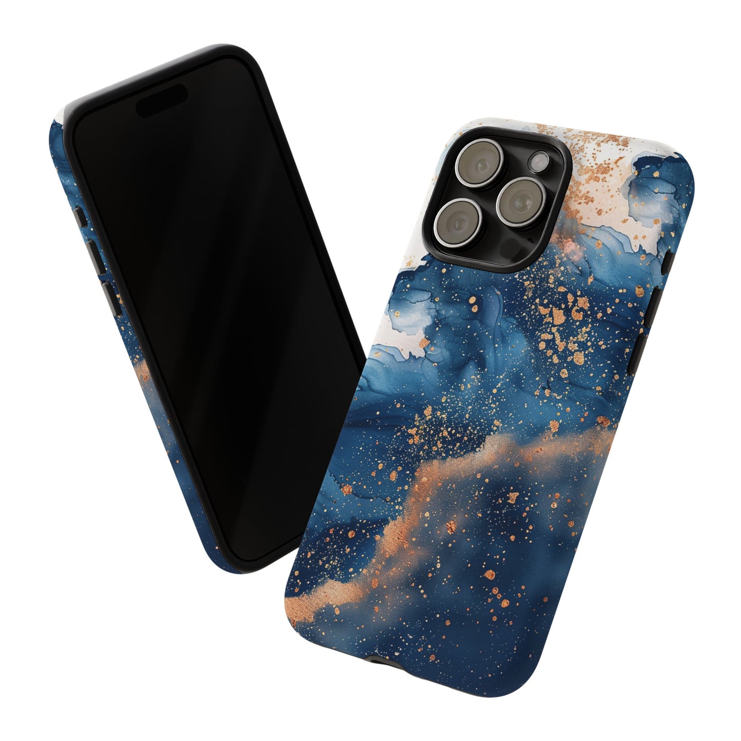 Blue Watercolors Tough Phone Case