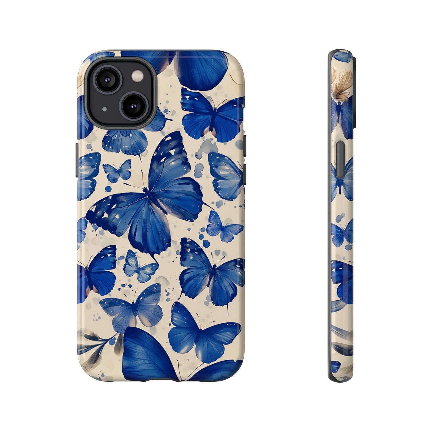 Blue Butterfly Tough Phone Case