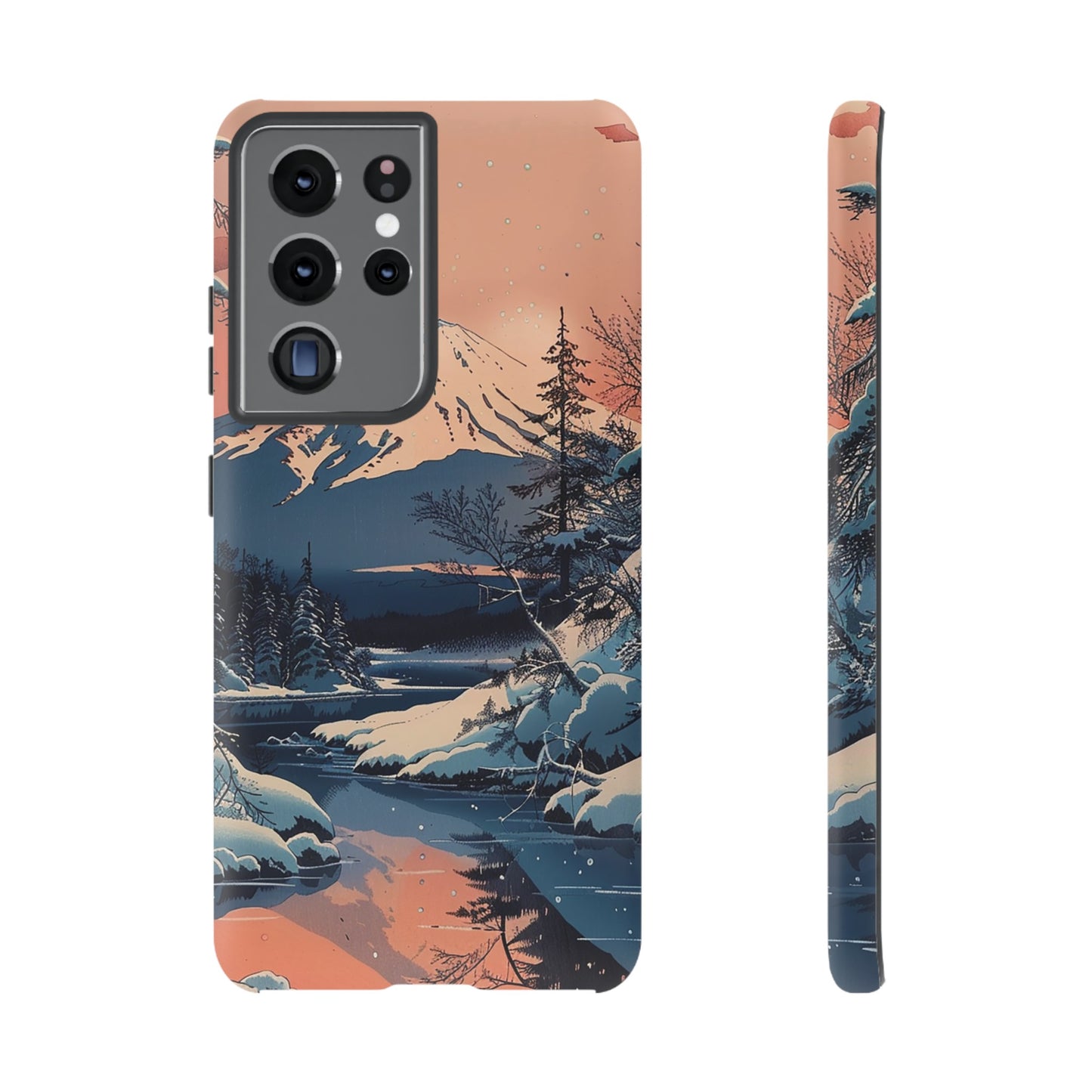 Snow Covered Mountain Tough Phone Case