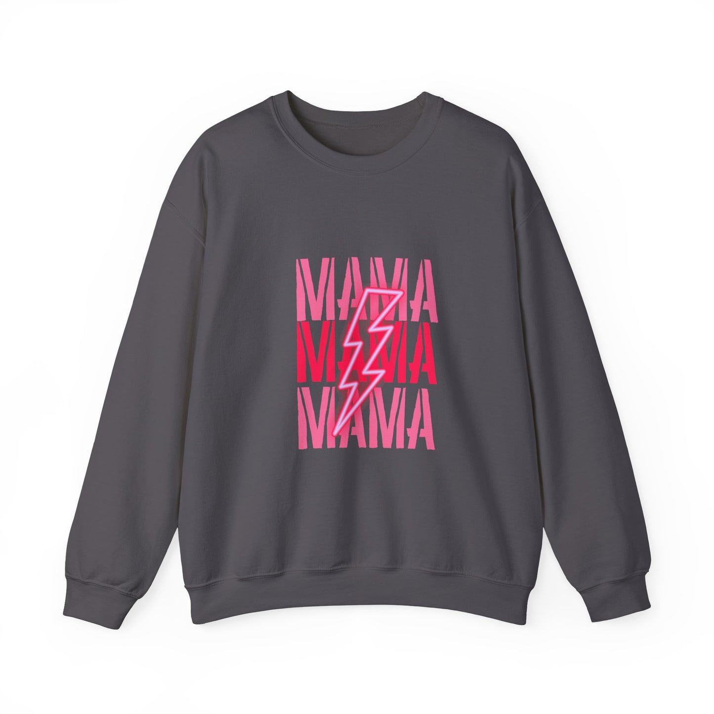 MAMA Lighting Bolt Unisex Heavy Blend™ Crewneck Sweatshirt