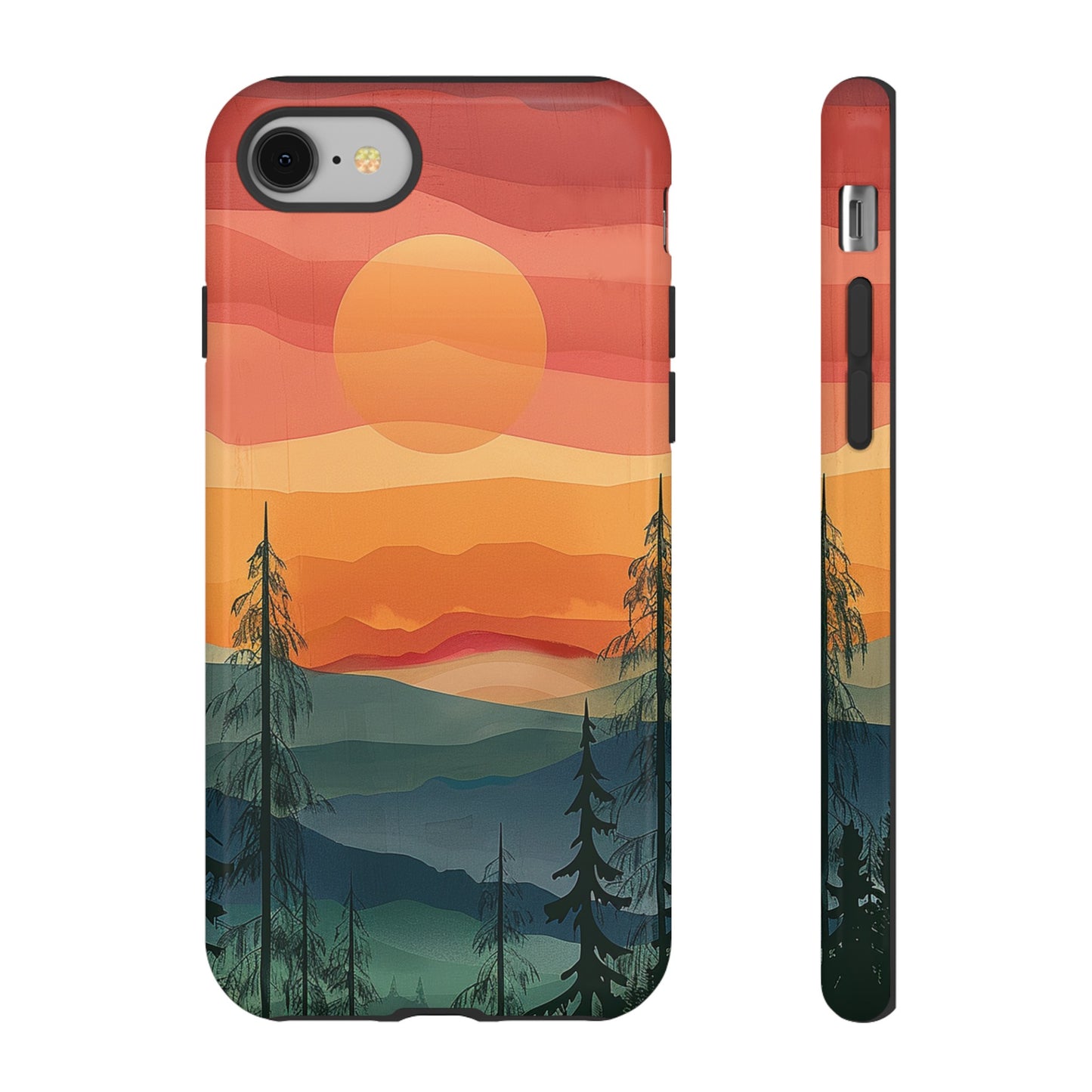 Forest Sunset Tough Phone Case