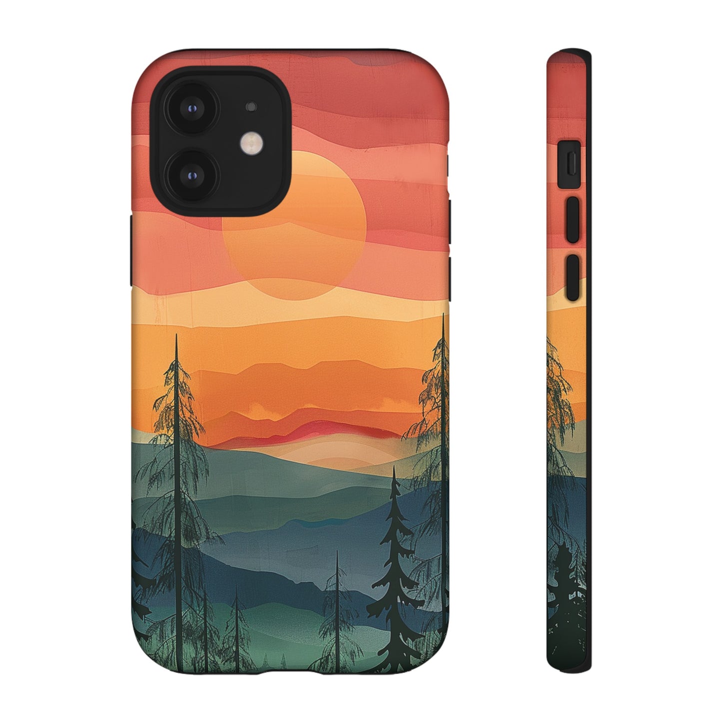 Forest Sunset Tough Phone Case