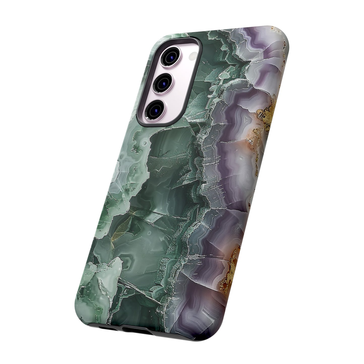 Emerald and Amethyst Tough Phone Case