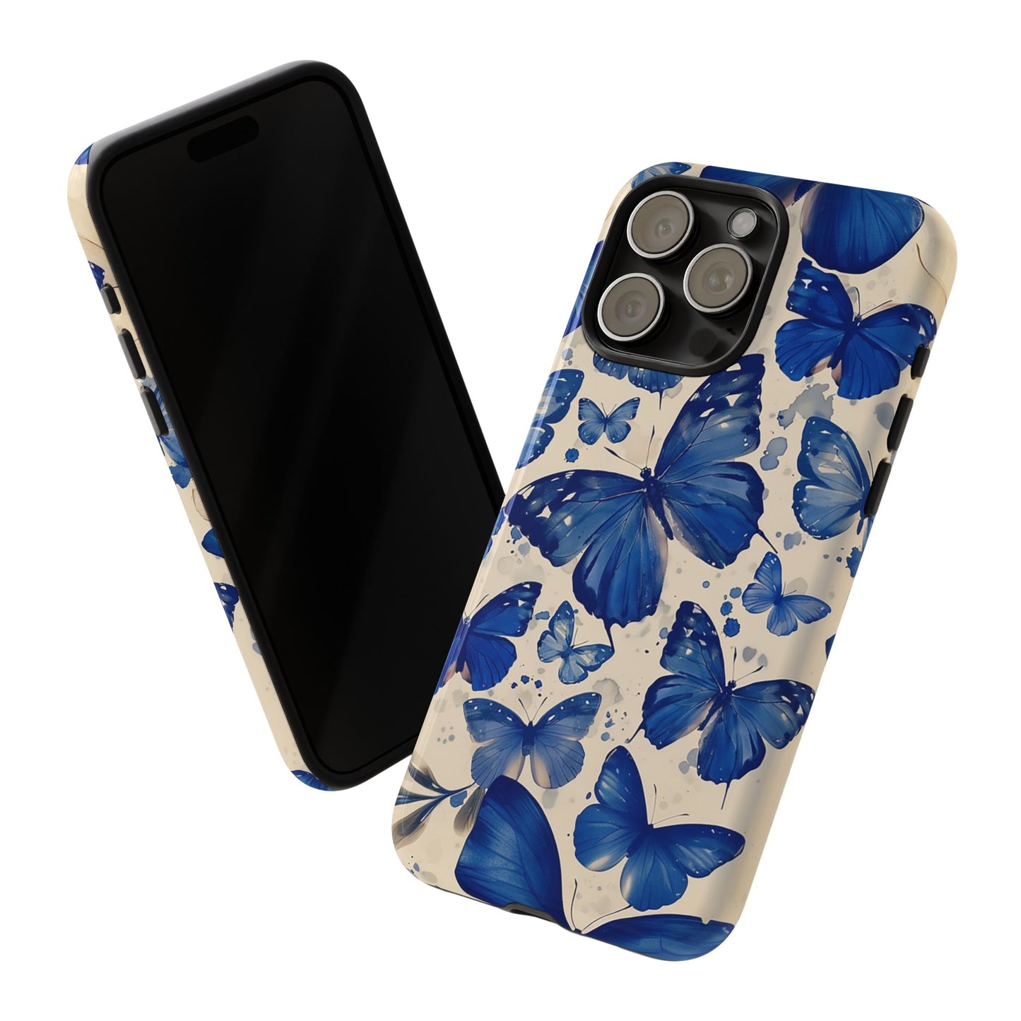 Blue Butterfly Tough Phone Case