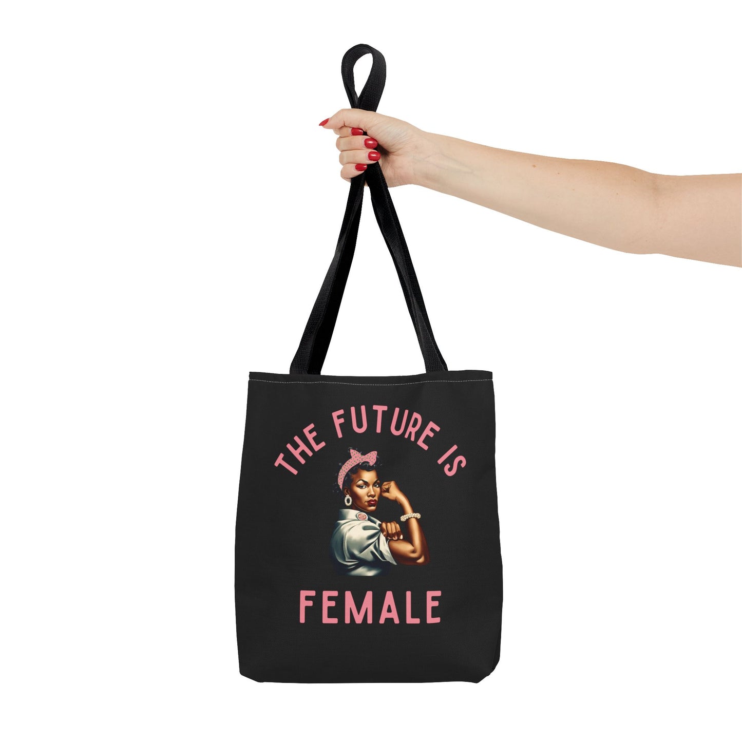 4 The Future is Female Black Tote Bag