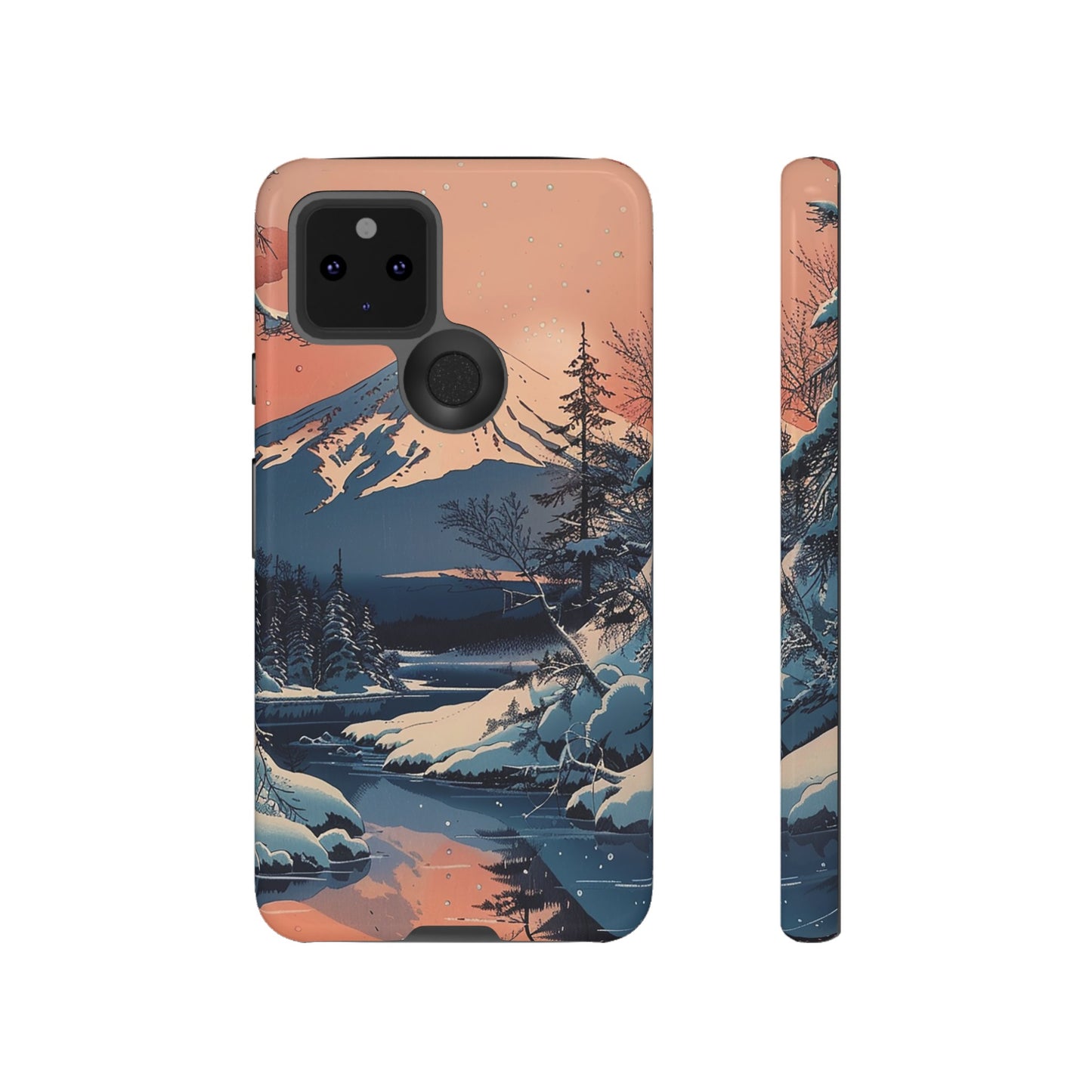 Snow Covered Mountain Tough Phone Case