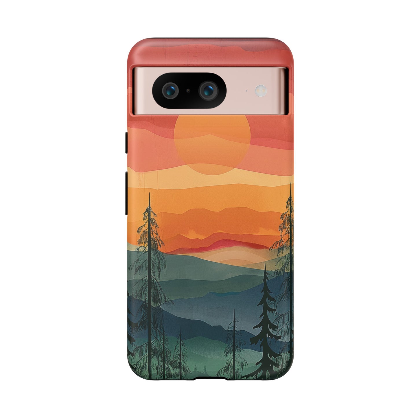 Forest Sunset Tough Phone Case