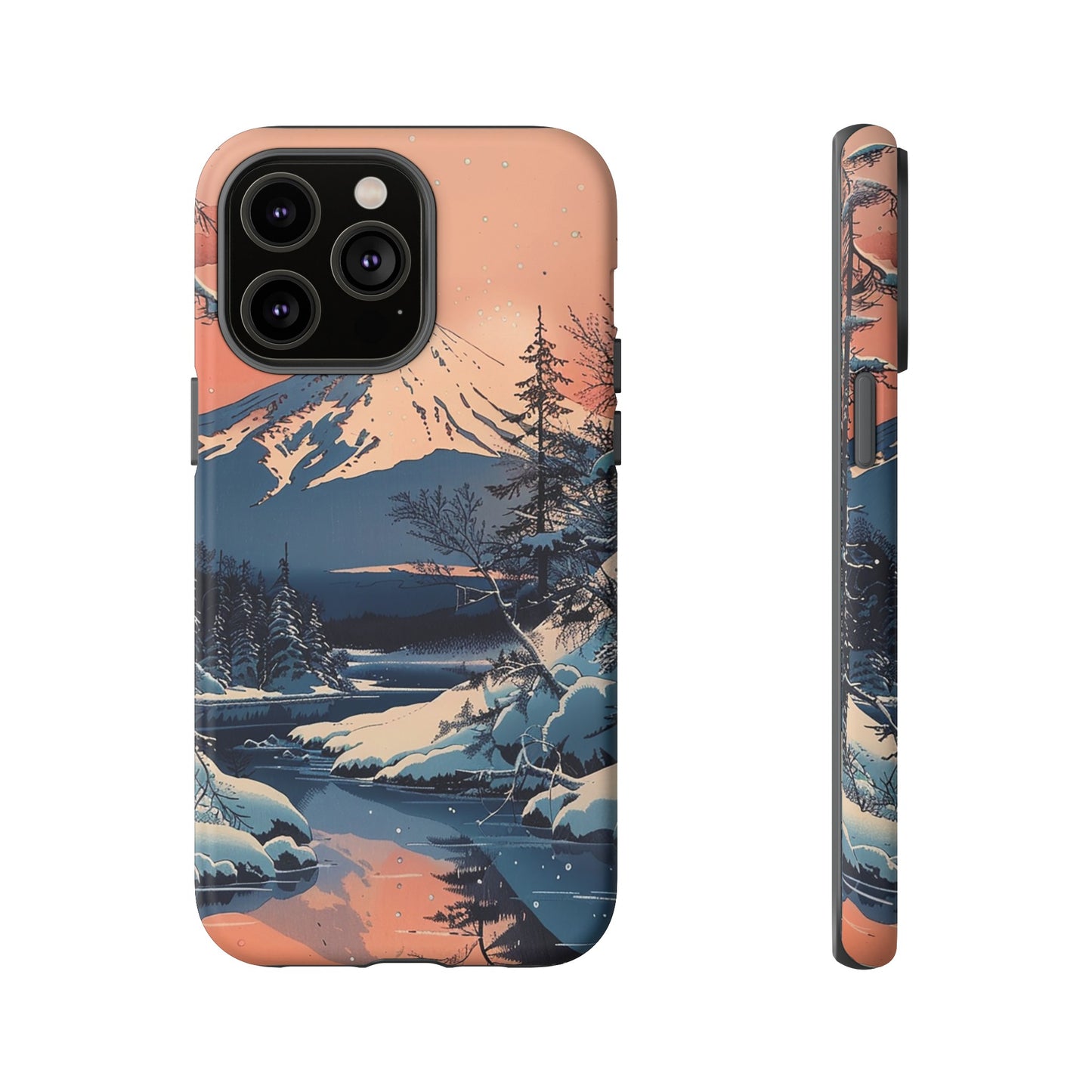 Snow Covered Mountain Tough Phone Case