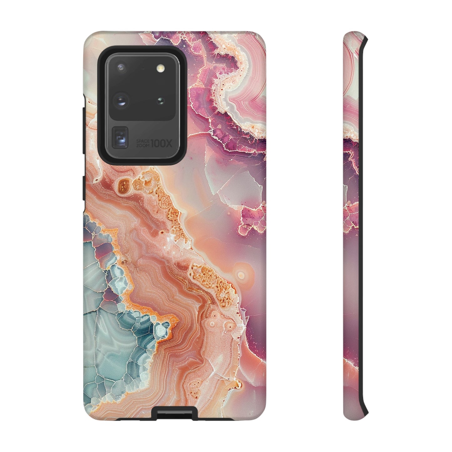 Pink Agate Tough Phone Case