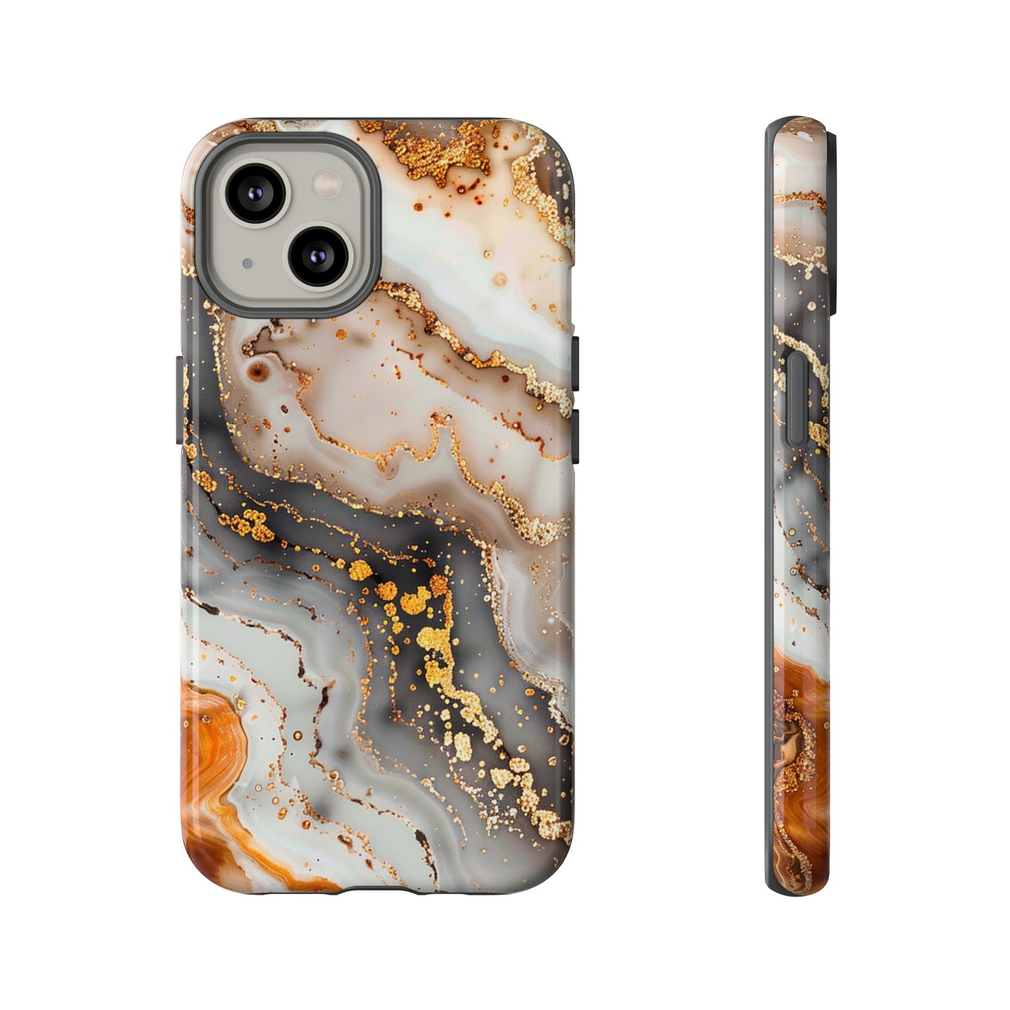 Gold Agate Tough Phone Case