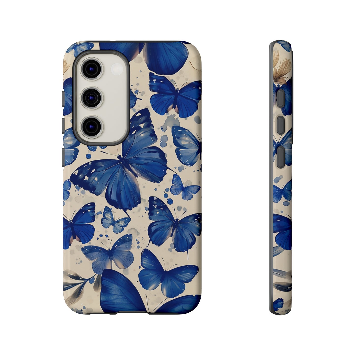 Blue Butterfly Tough Phone Case