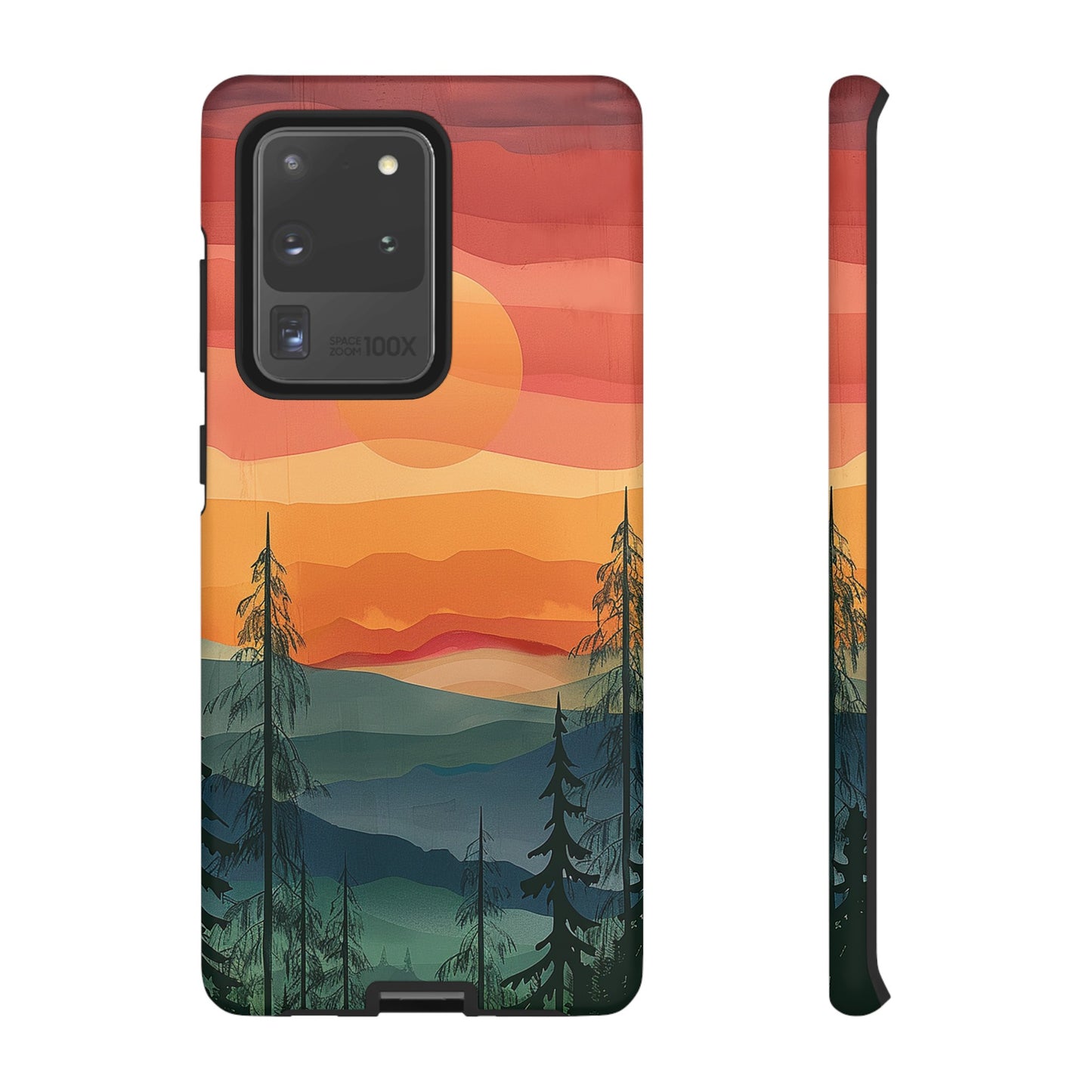 Forest Sunset Tough Phone Case