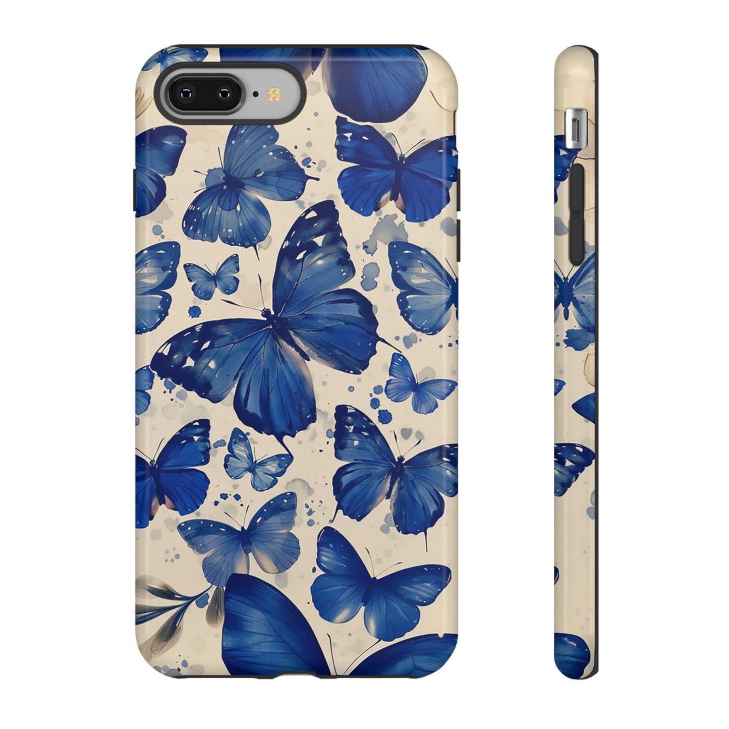 Blue Butterfly Tough Phone Case