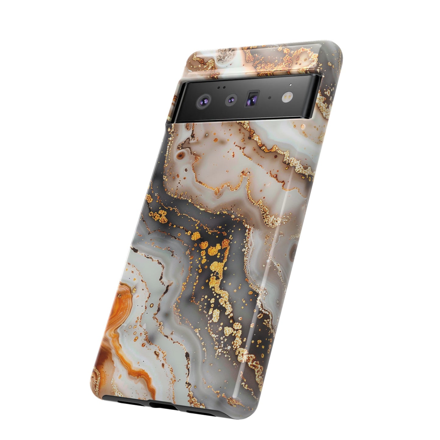 Gold Agate Tough Phone Case